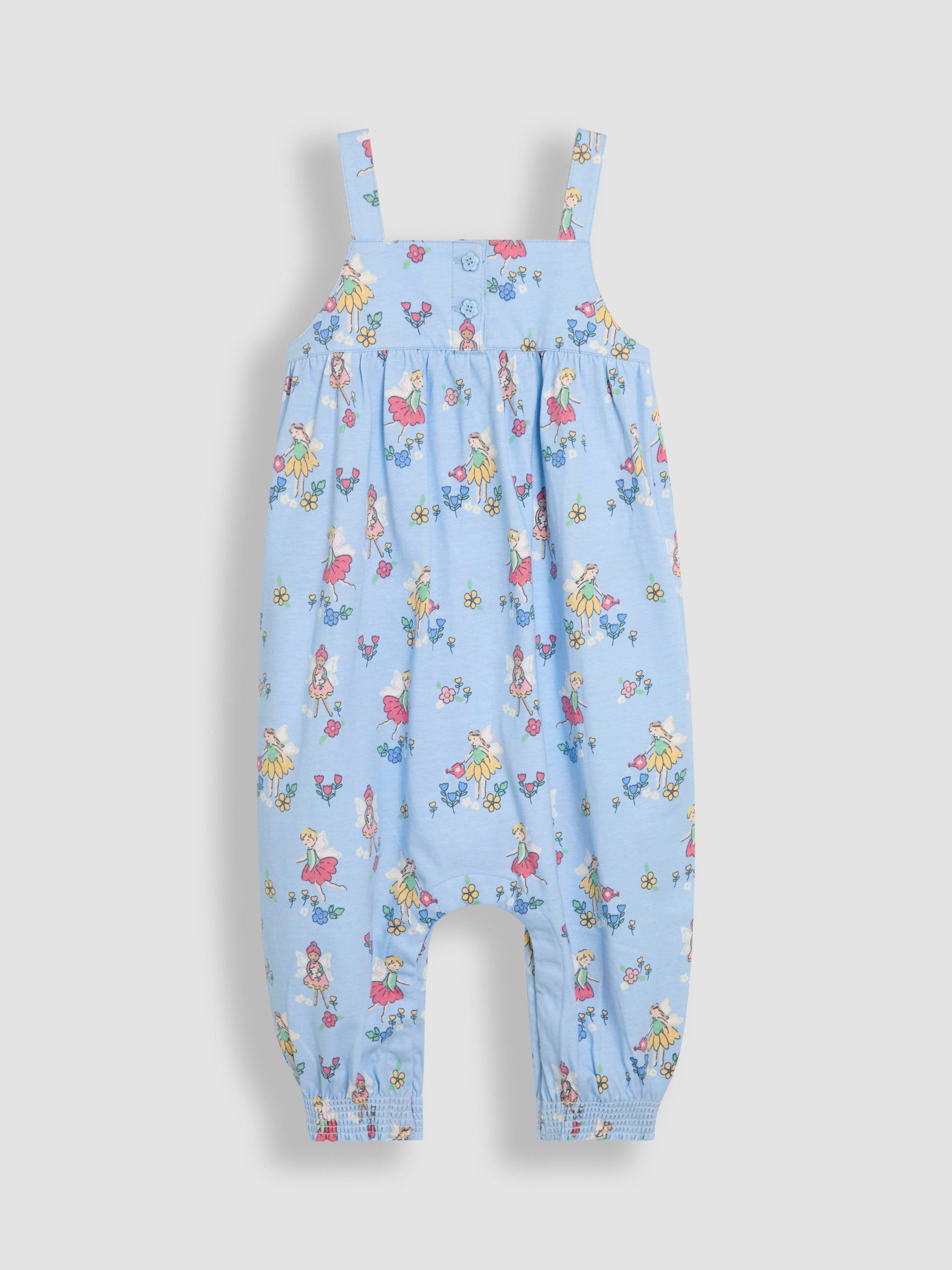 Pink Strawberry Button Front Jumpsuit