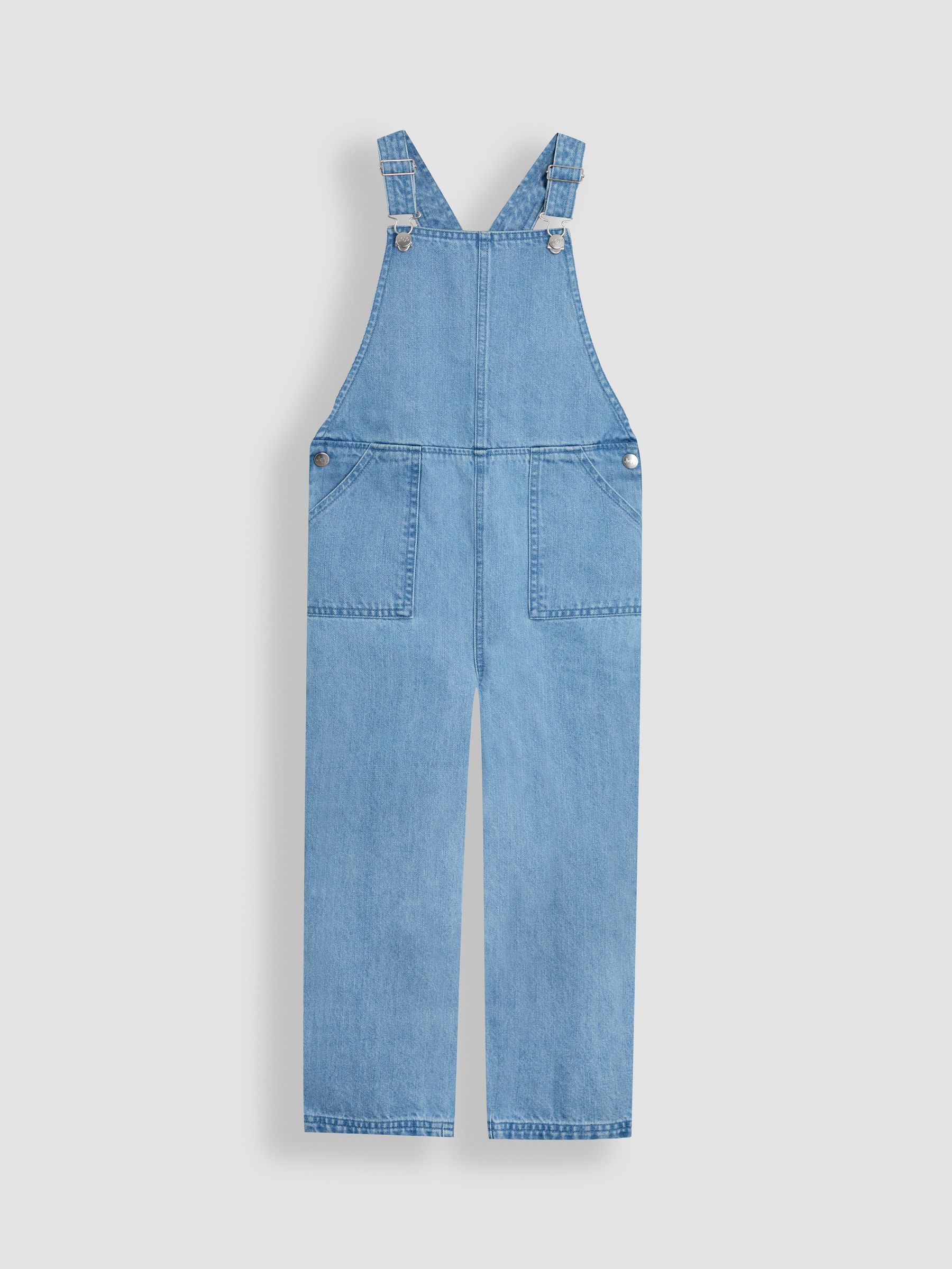 Denim Blue Classic Straight Leg Dungarees