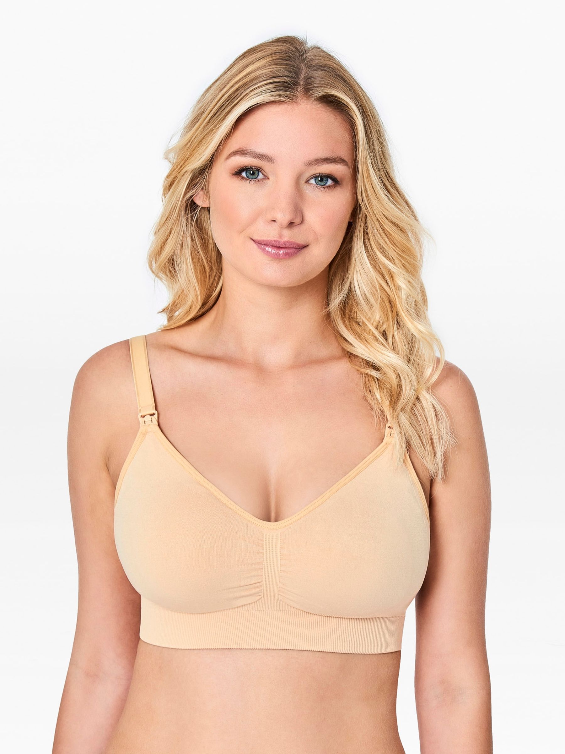 Natural Emma-Jane Maternity & Nursing Padded Seamfree Bra