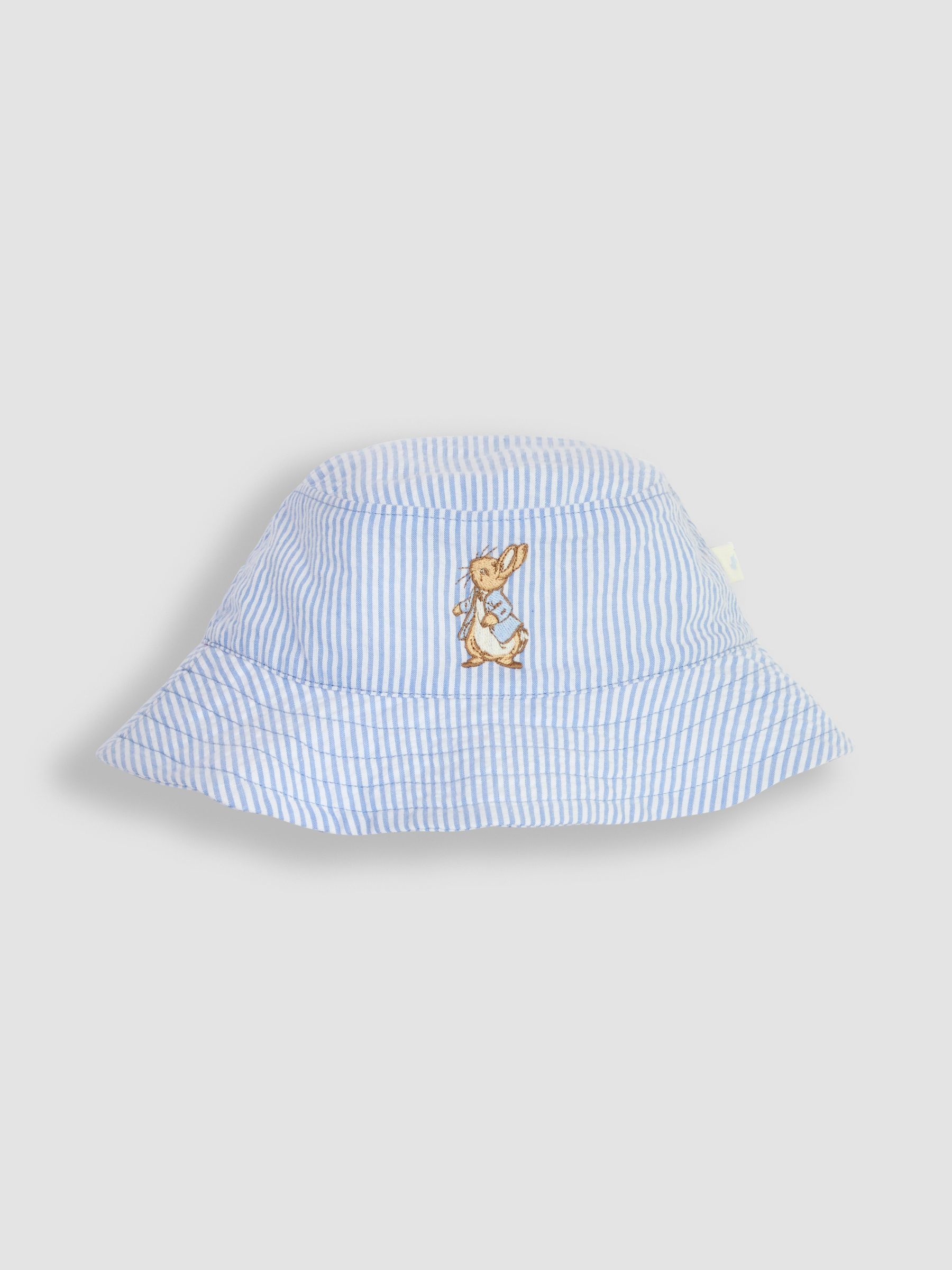 Peter Rabbit Embroidered Sun Hat in Blue