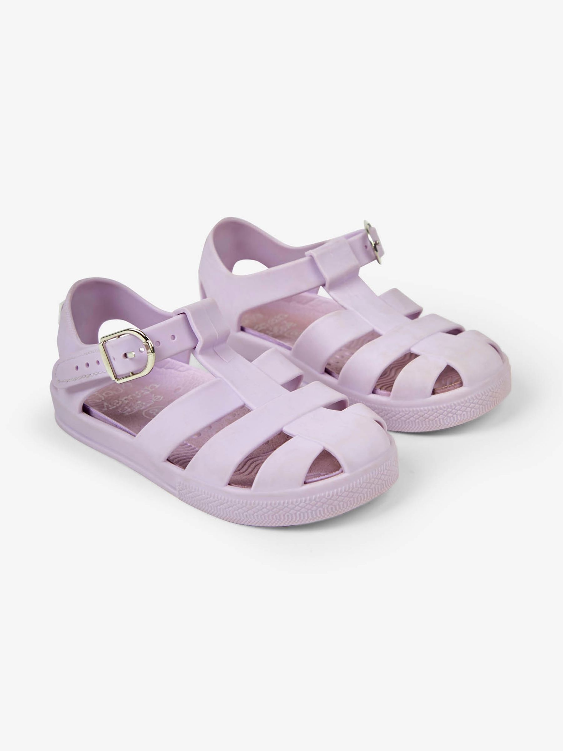 Lilac Purple Jelly Sandals