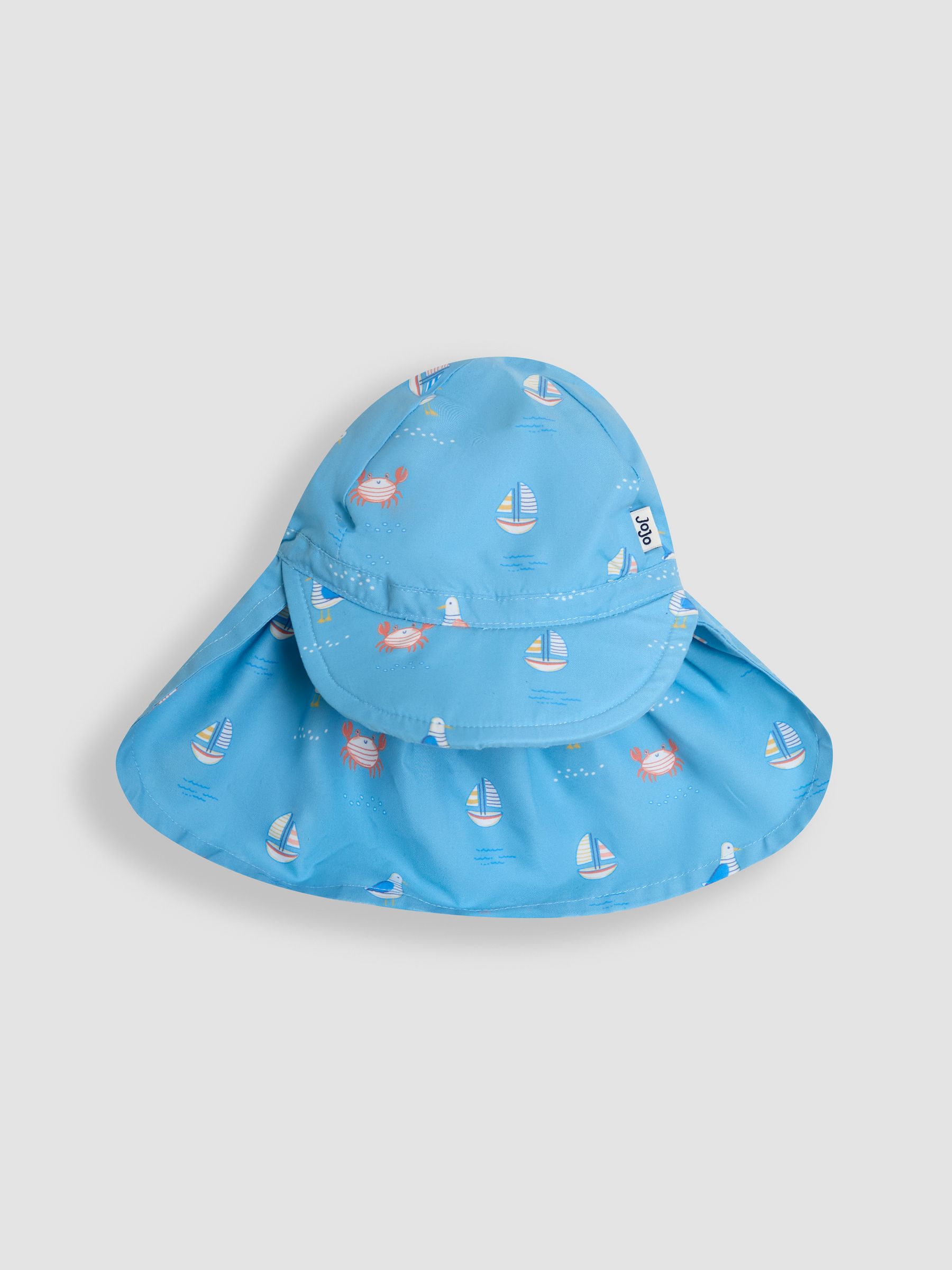 Blue Flap Sun Hat