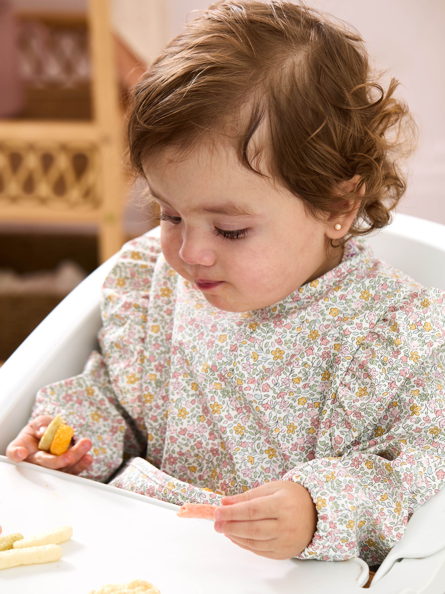 Pink Sleeved Bib