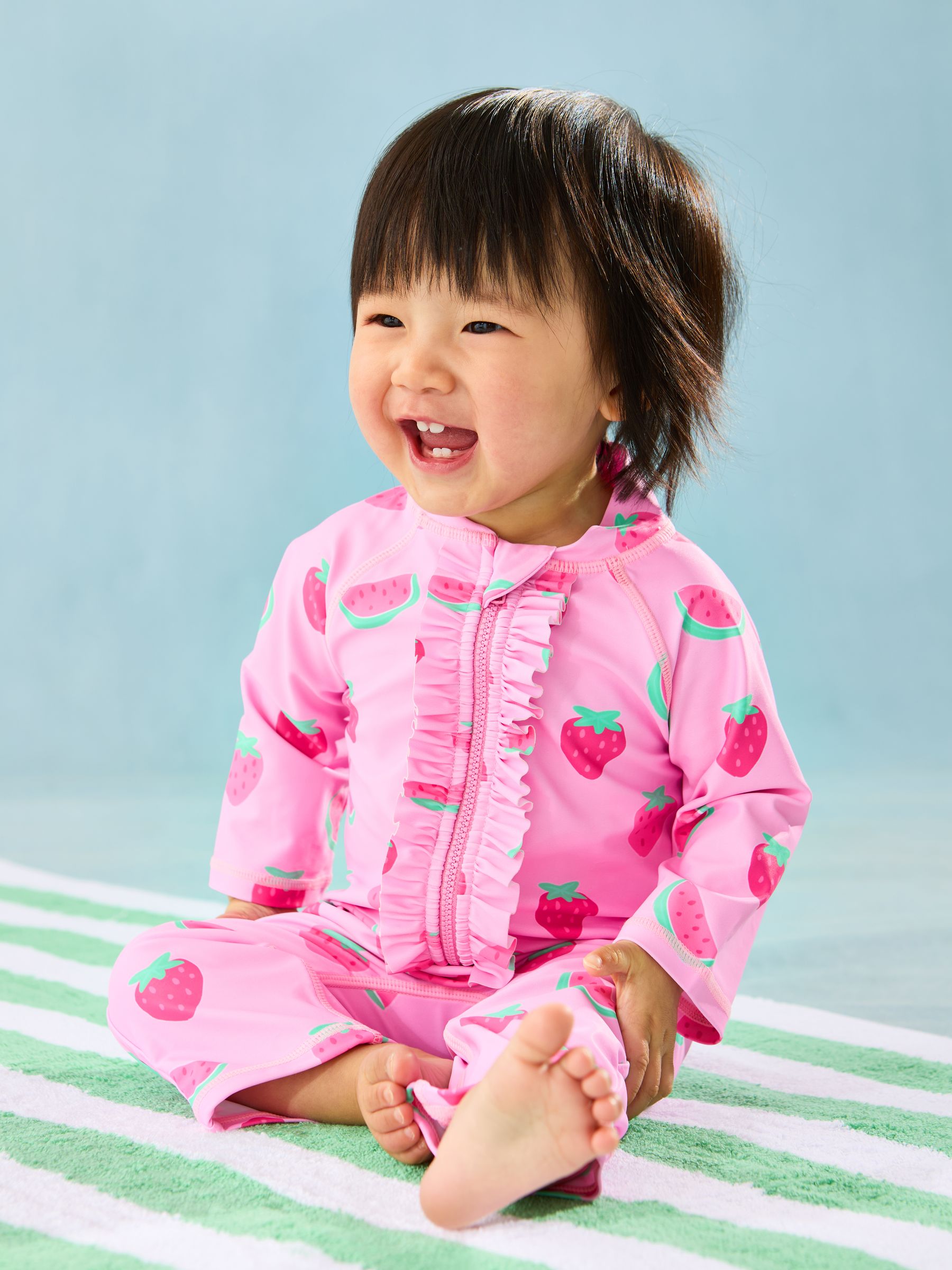 Multi Strawberry Sun Protection Suit