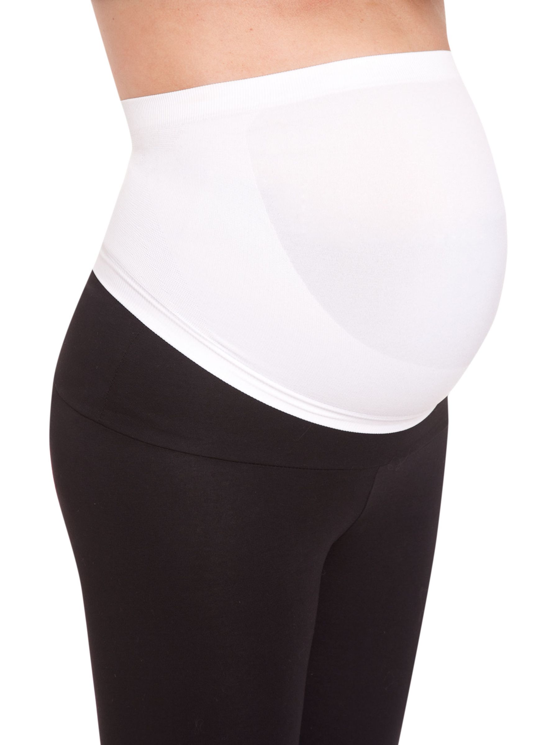 White Seamless Bump Support Band