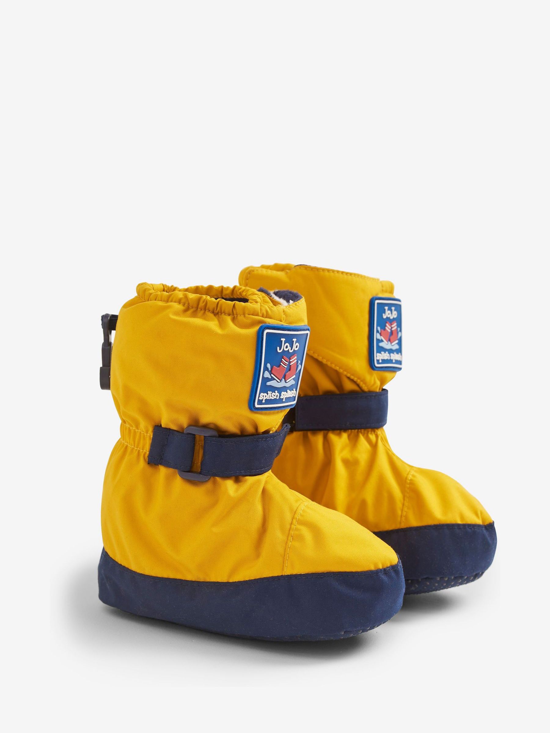 Mustard Yellow Waterproof Fleece Lined Baby Booties