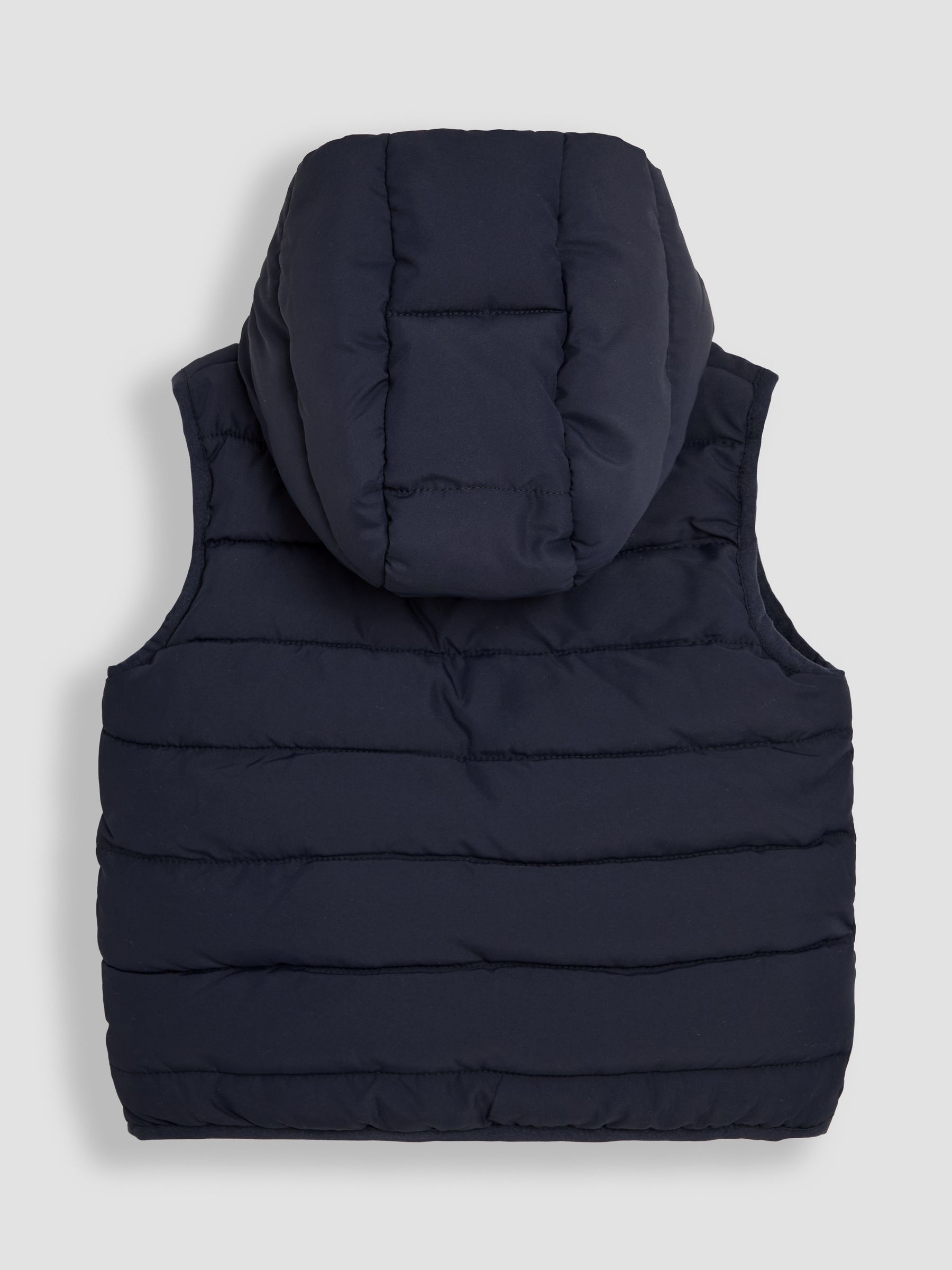 Navy Quilted Puffer Gilet