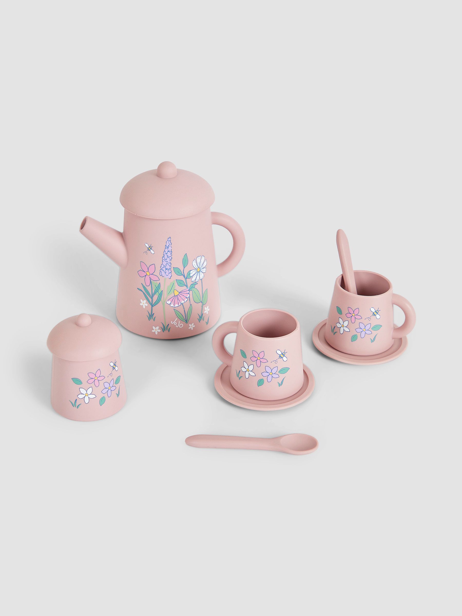Pretty Silicone Bath Toy Teaset