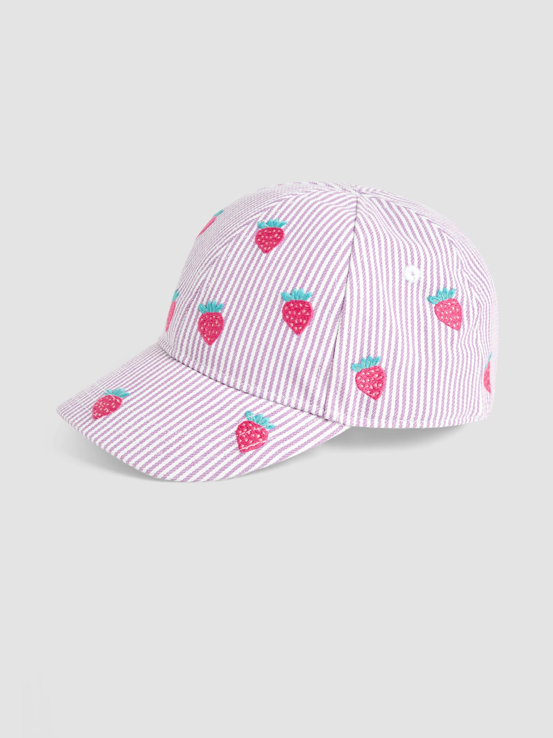 Lilac Embroidered Cap