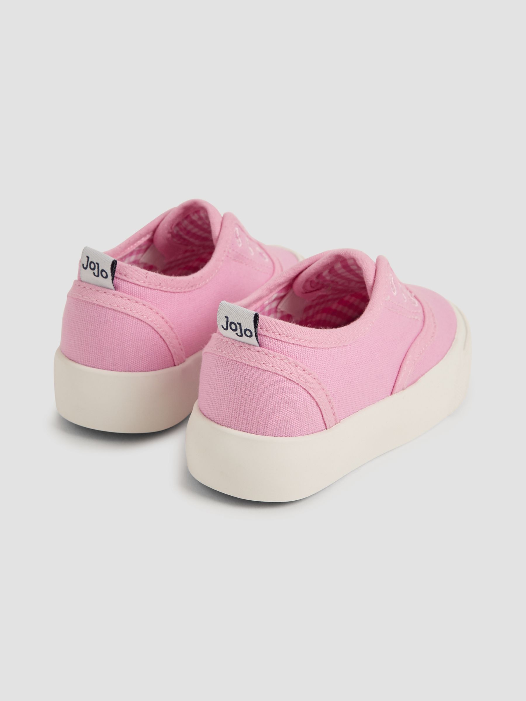 Pink Canvas Plimsole Shoes
