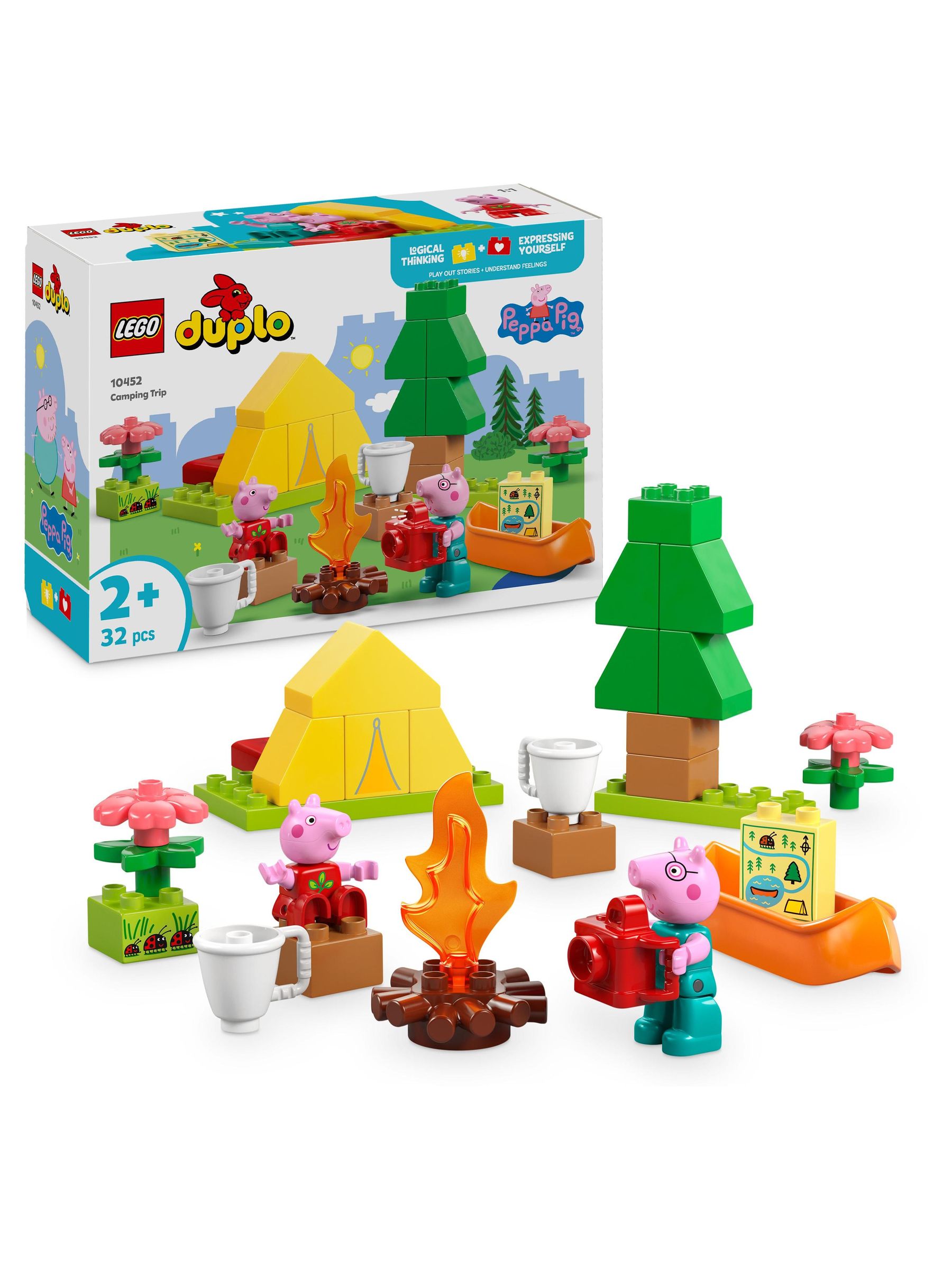 LEGO DUPLO Peppa Pig Camping Trip Building Toy 10452