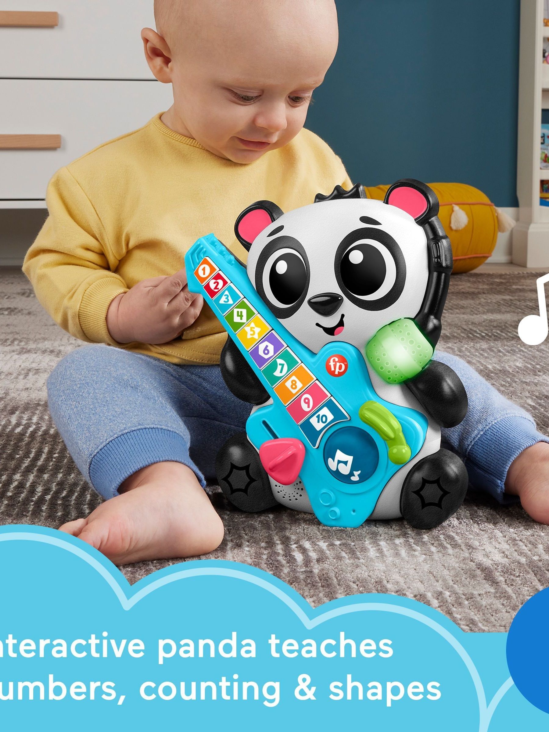 Fisher Price No Colour Link Squad Jam & Count Panda