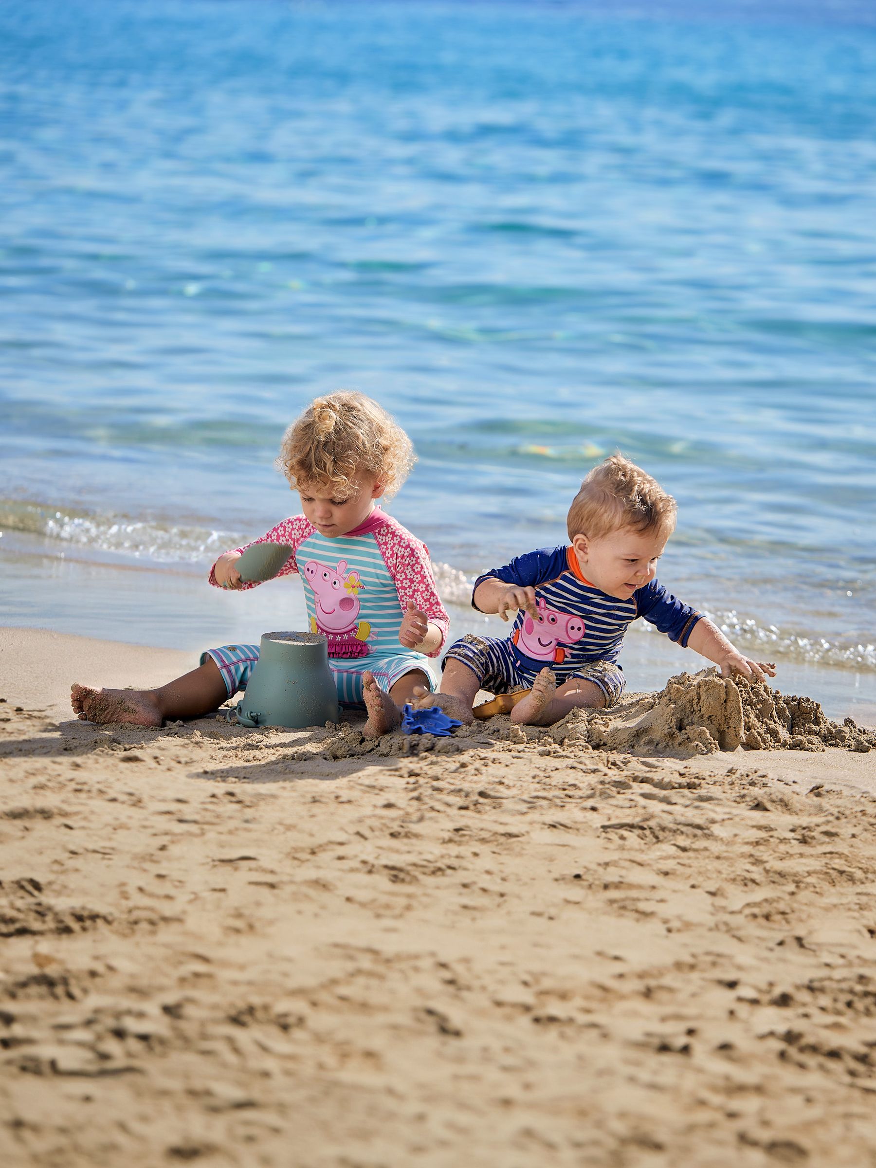 Blue Peppa Pig UPF 50 1-Piece Sun Protection Suit