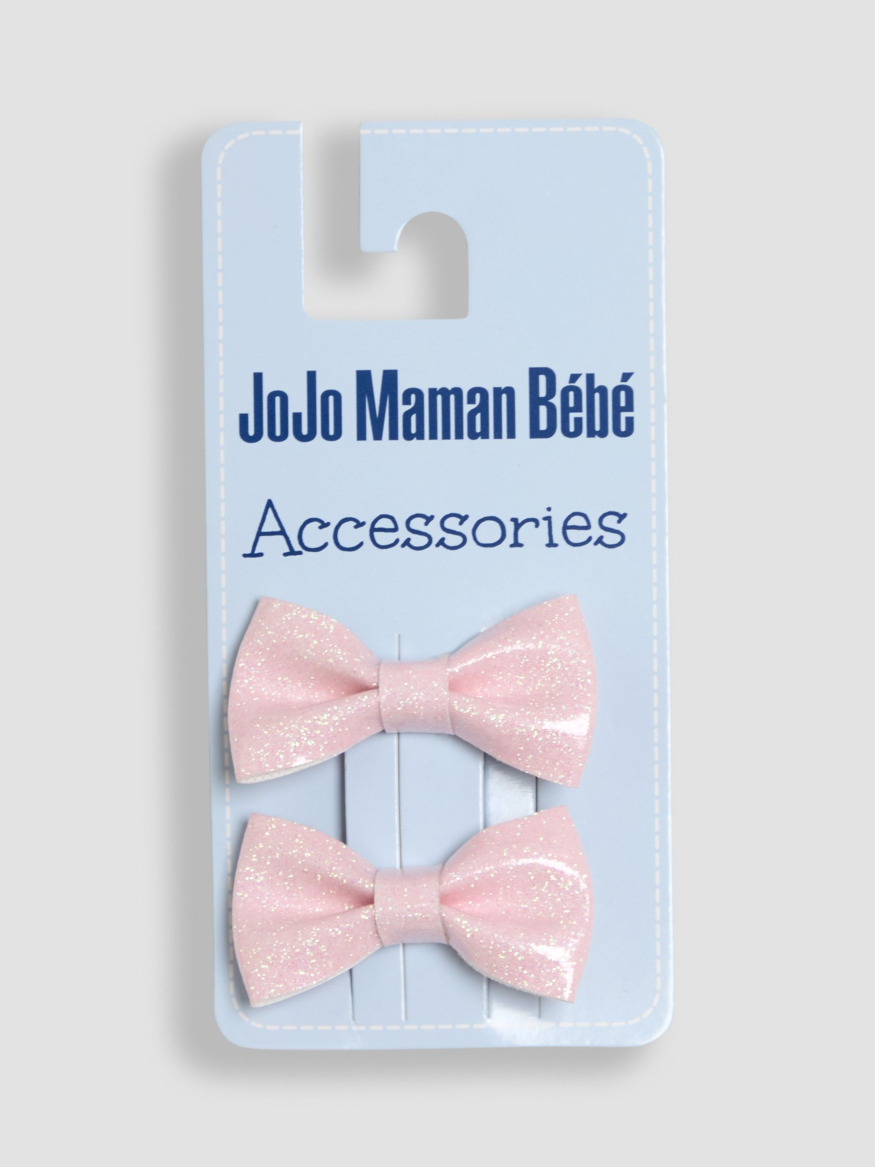 Pink 2-Pack Bow Clips