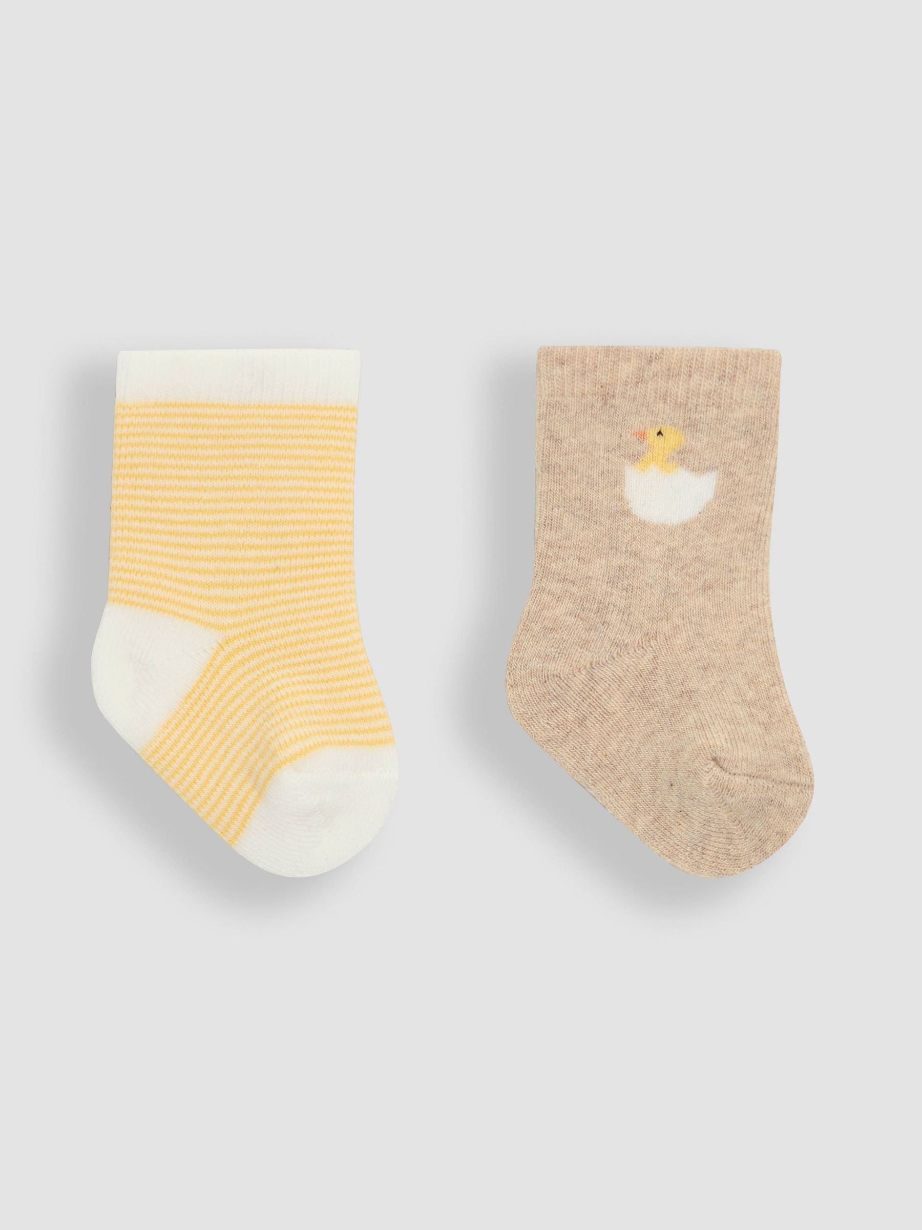 Yellow 2-Pack Baby Socks