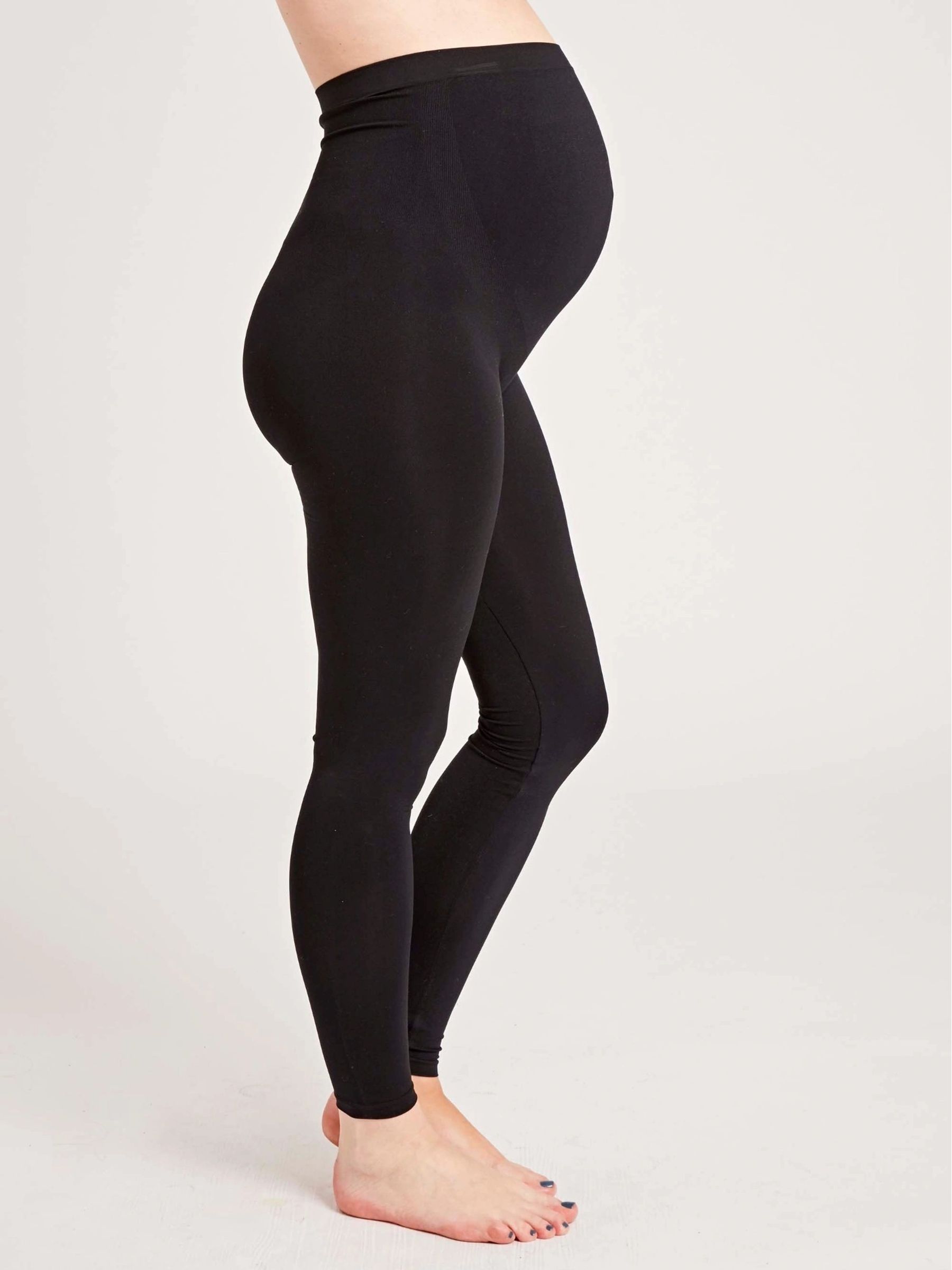Black Support Maternity Leggings