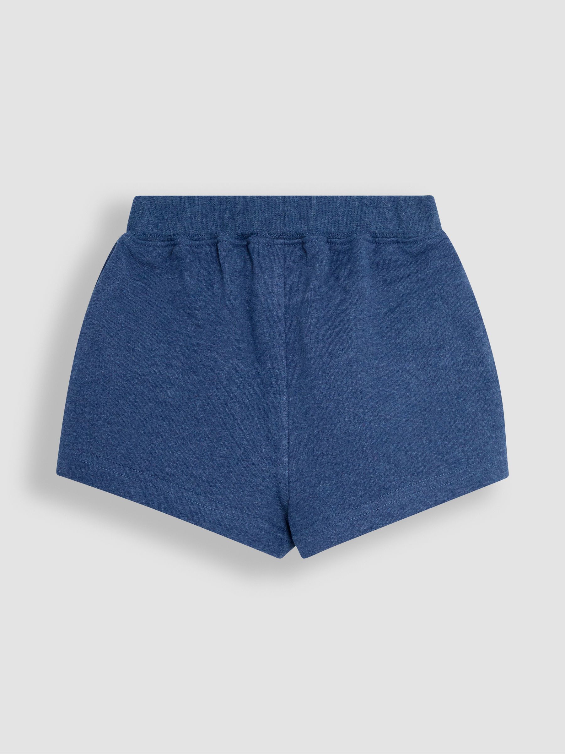Blue Marl Tractor Tractor Badge Shorts