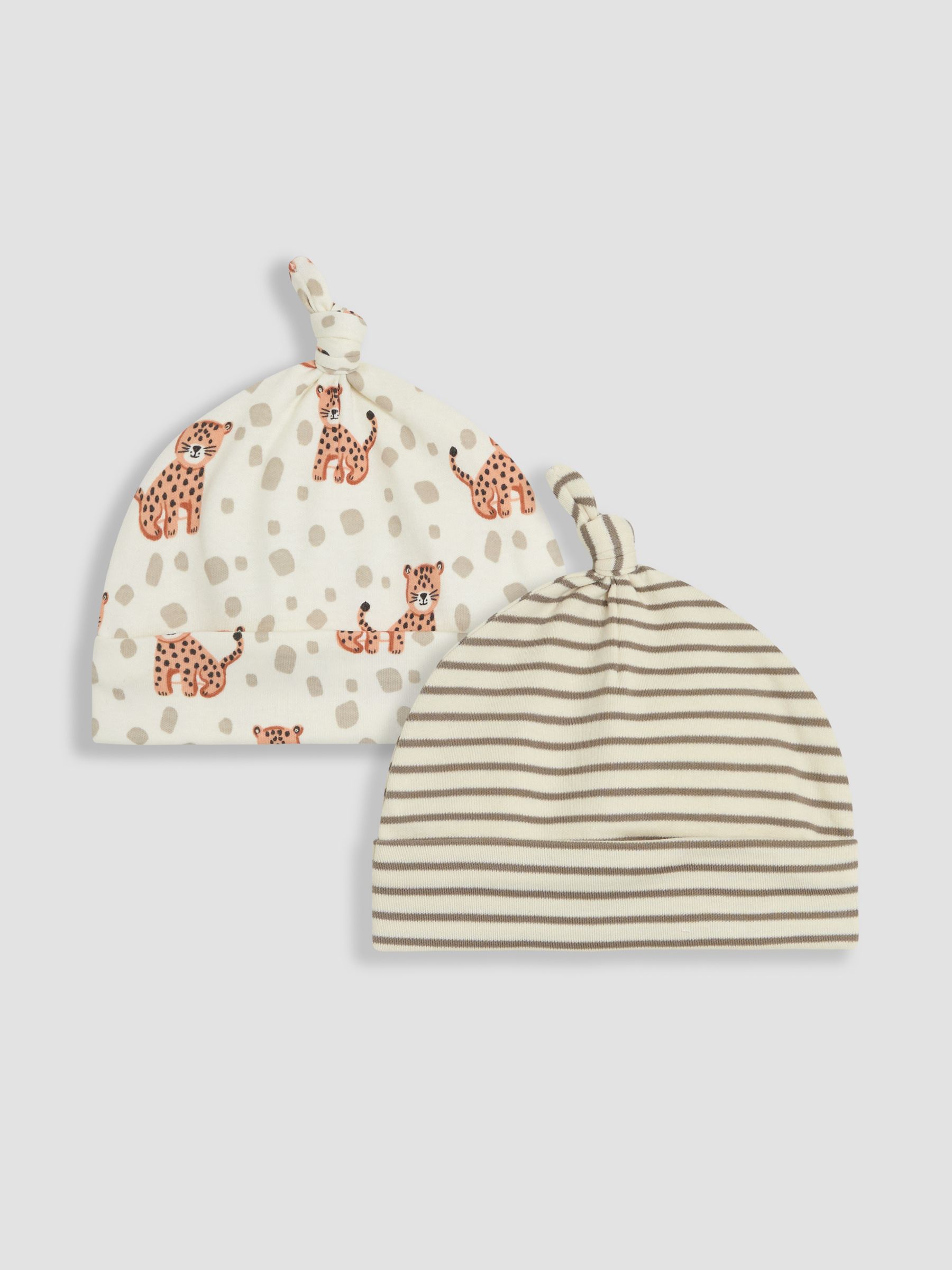 Natural 2-Pack Baby Hats