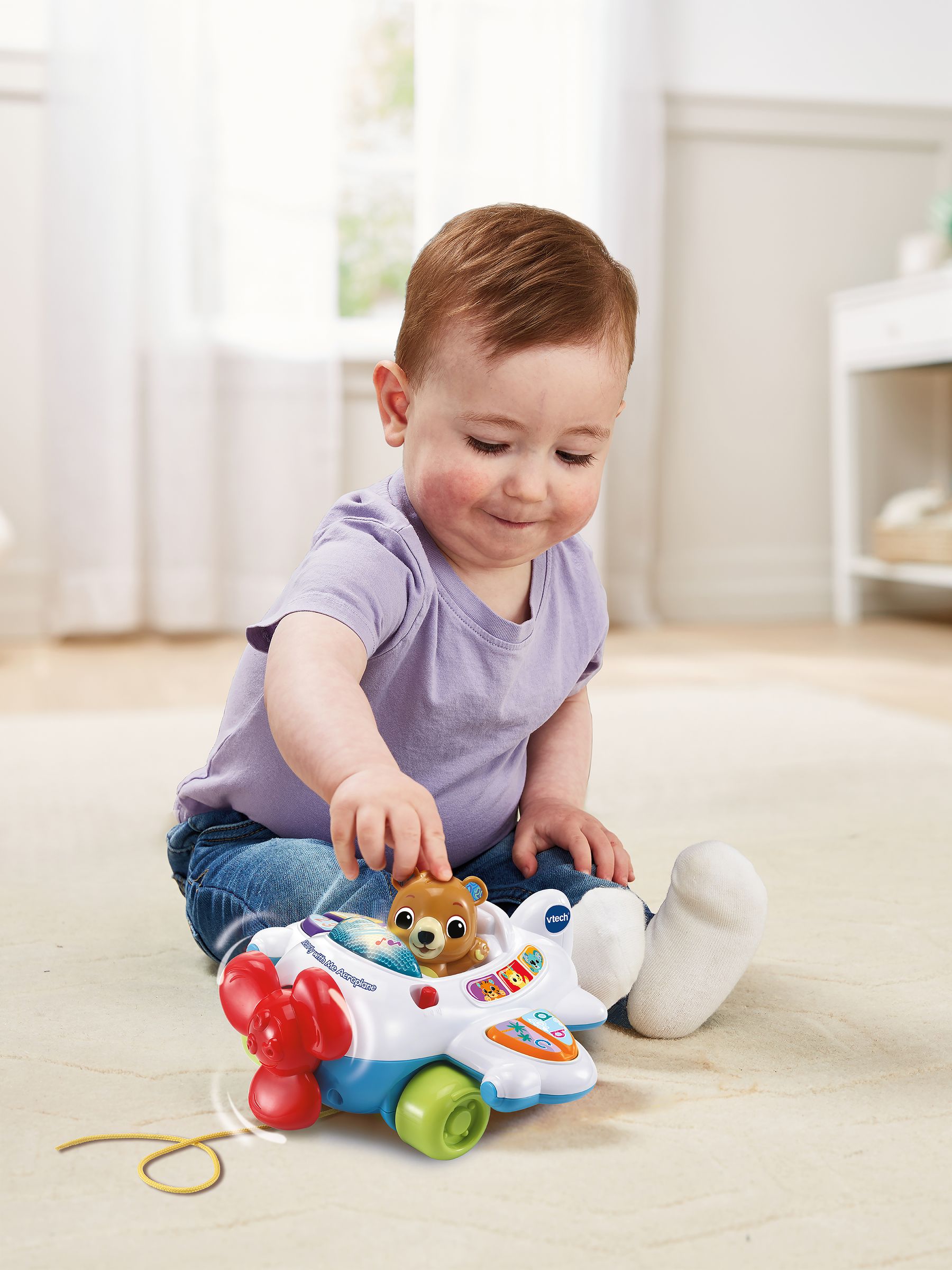 VTech Blue 123 Fly With Me Aeroplane