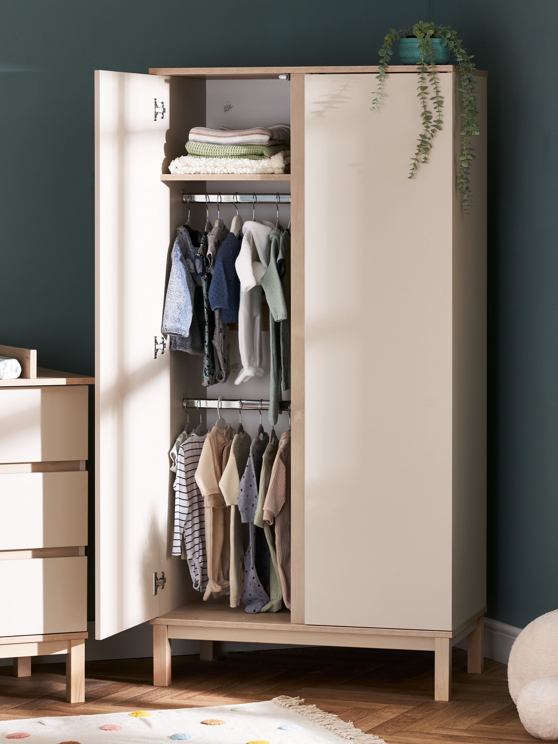 Obaby Astrid Satin Astrid Double Wardrobe