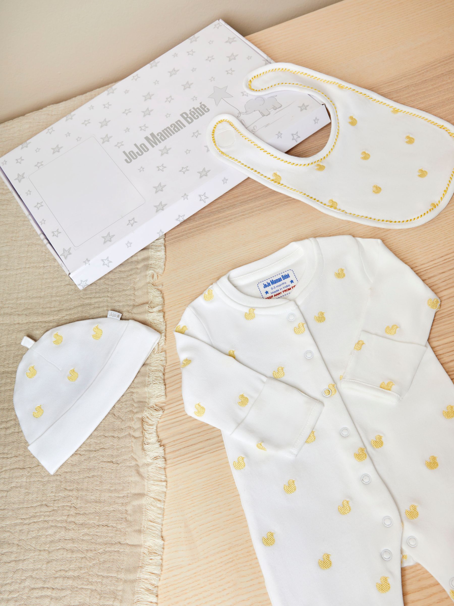Yellow 3-Piece Letter Box Gift Set