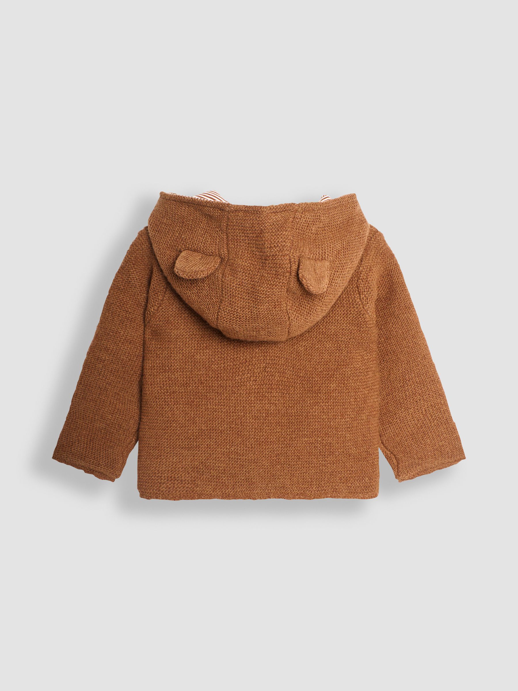Brown Bear Hooded Baby Cardigan