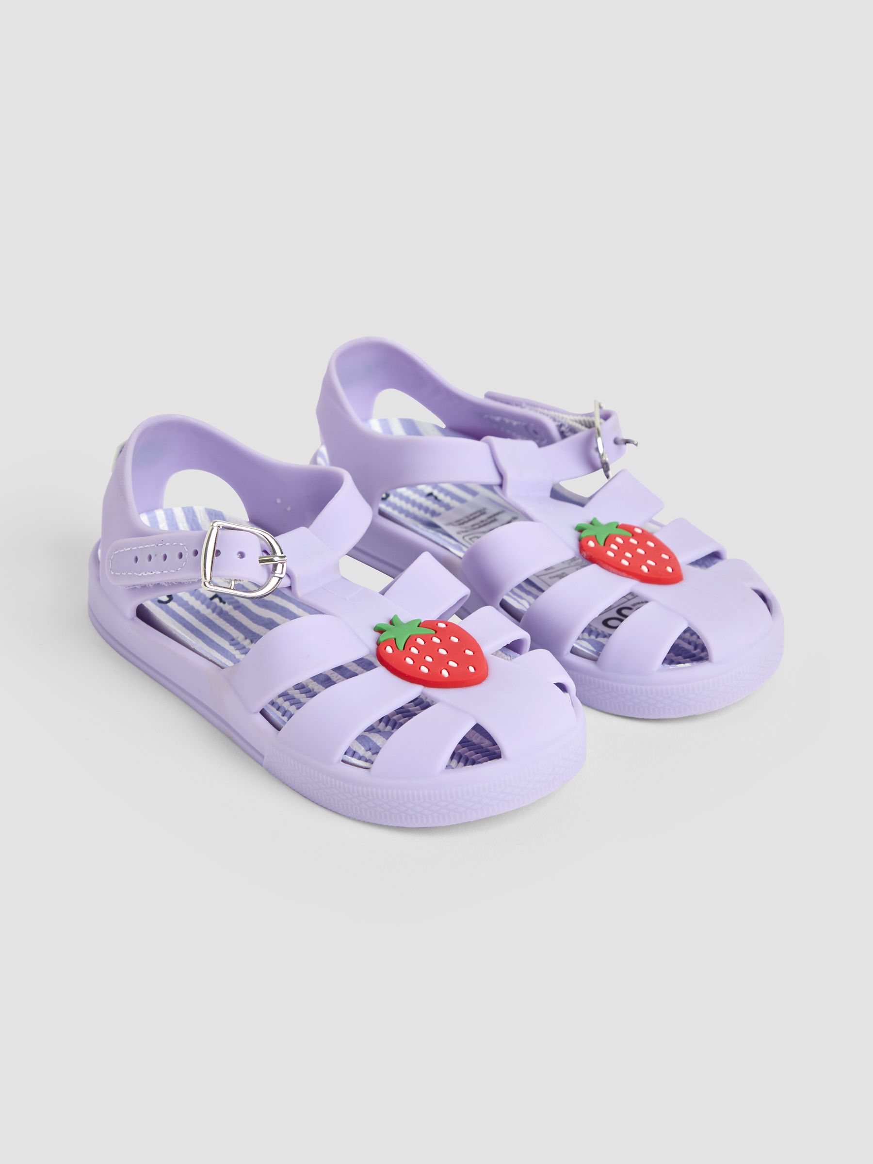Lilac 3D Jelly Sandals
