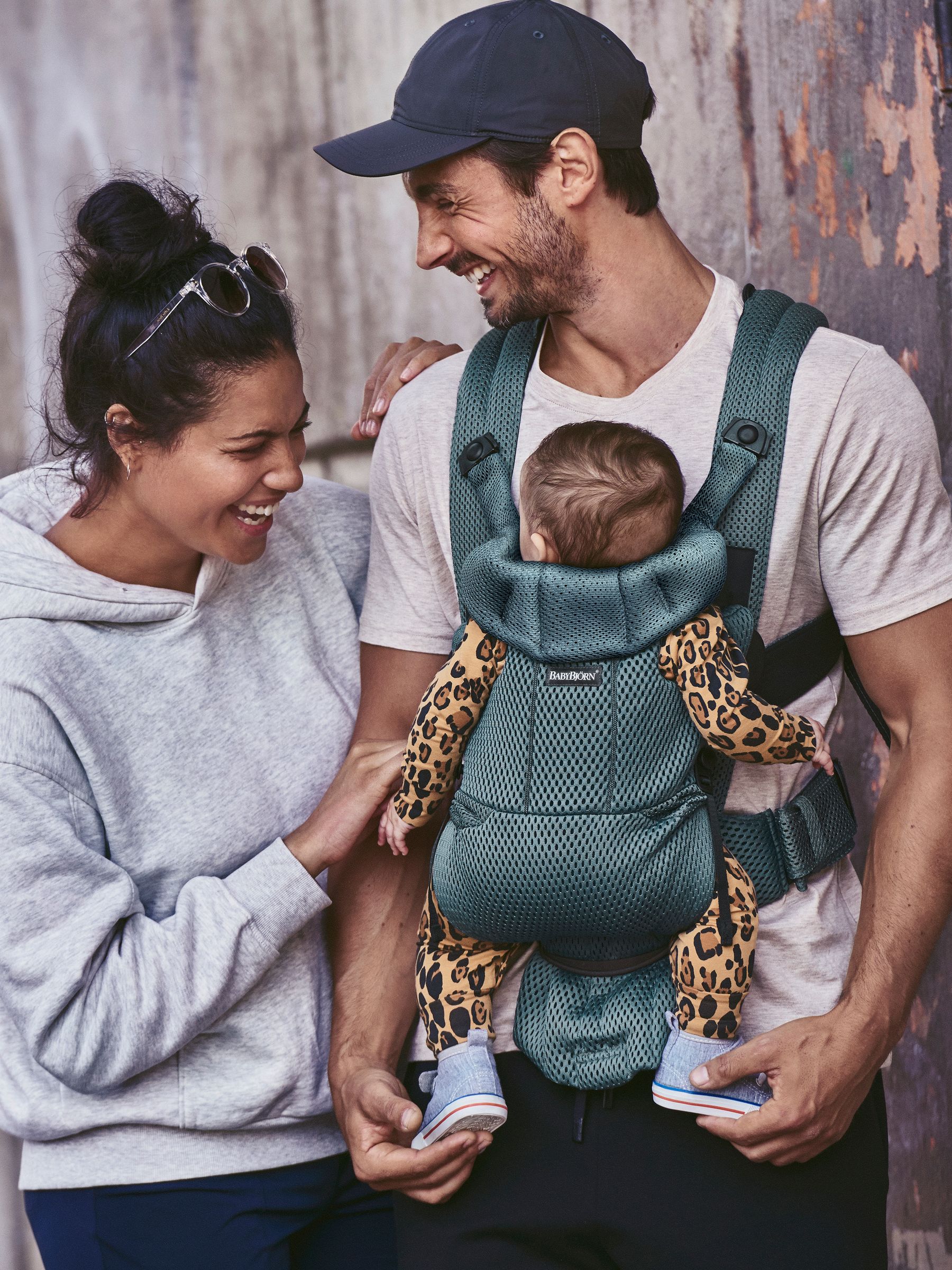 BabyBjörn Sage Green Baby Carrier Move 3D Mesh