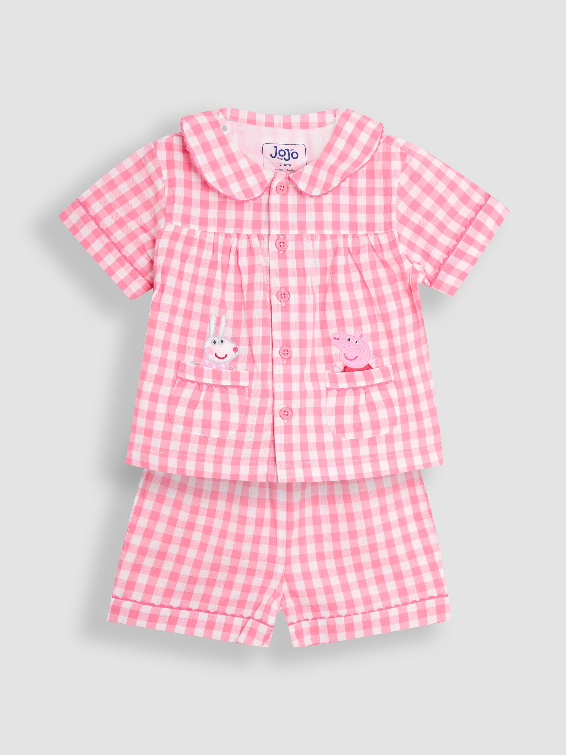 Pink Peppa Pig Character Classic Woven Pyjamas