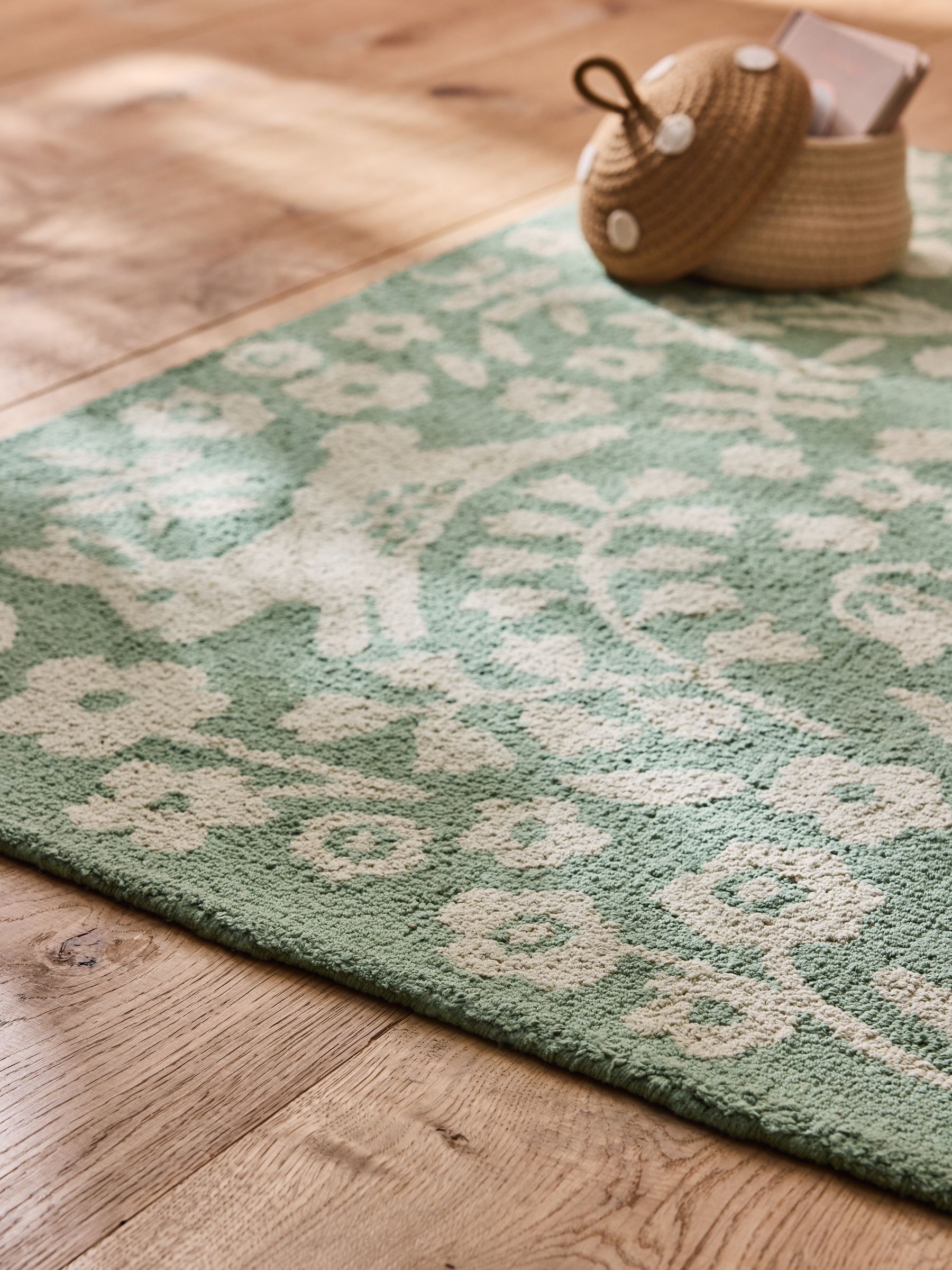 Green Woodland Rug