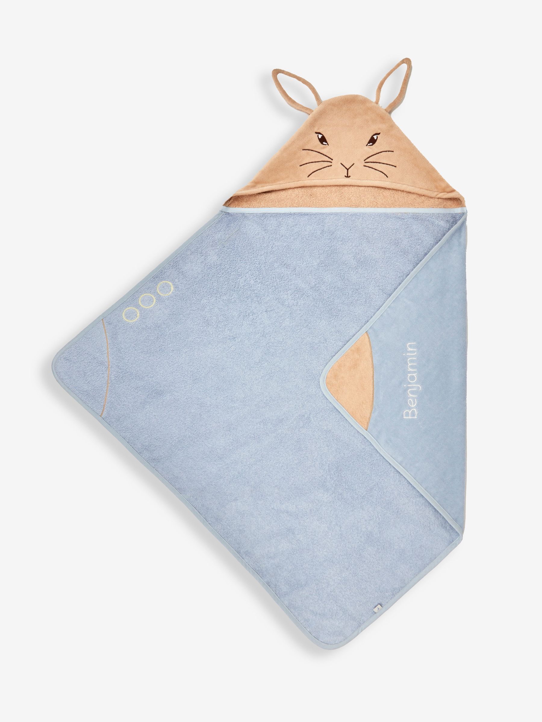 Personalised Peter Rabbit Hooded Towel
