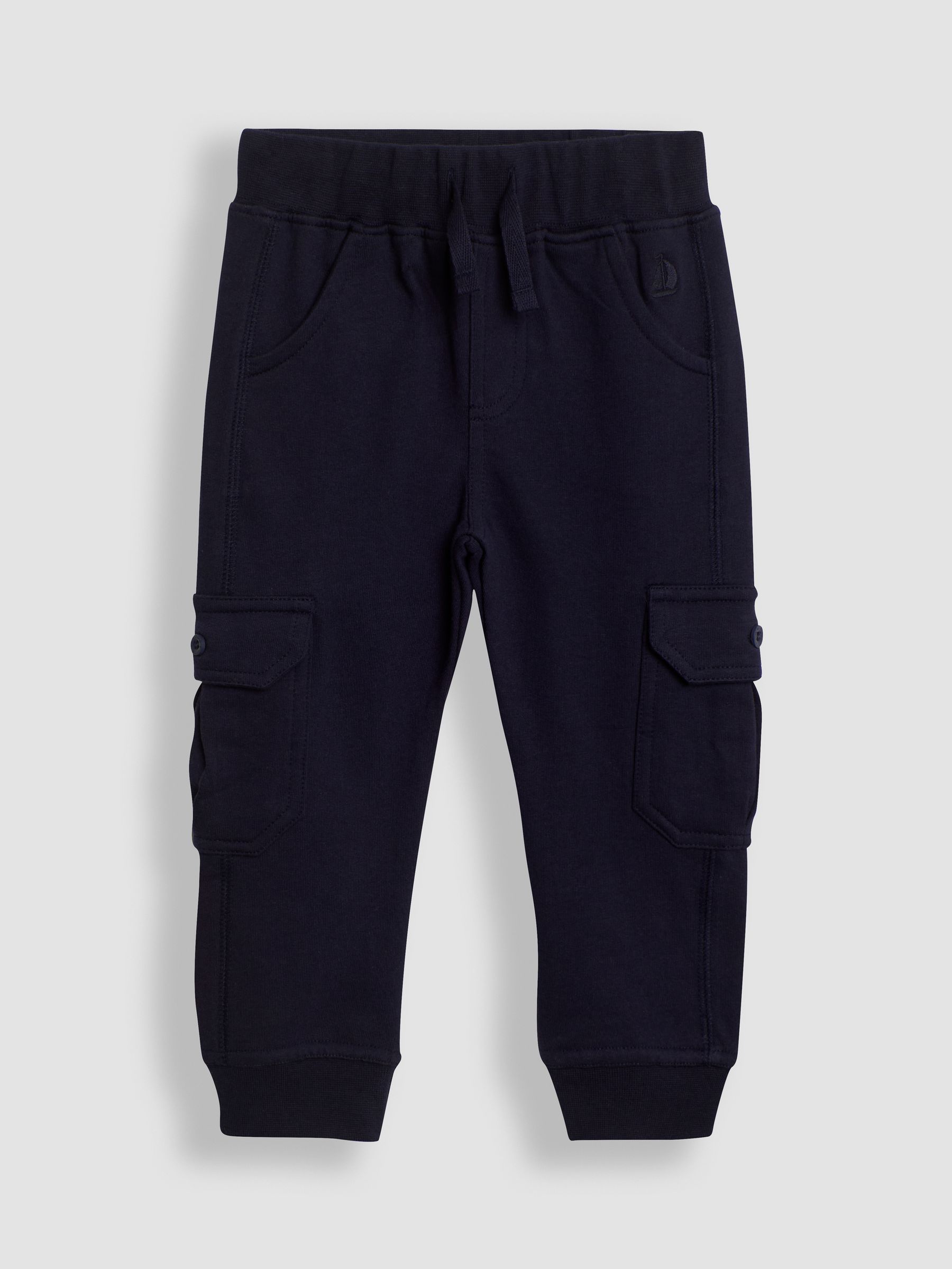 Navy Blue & Khaki Green 2-Pack Cargo Joggers