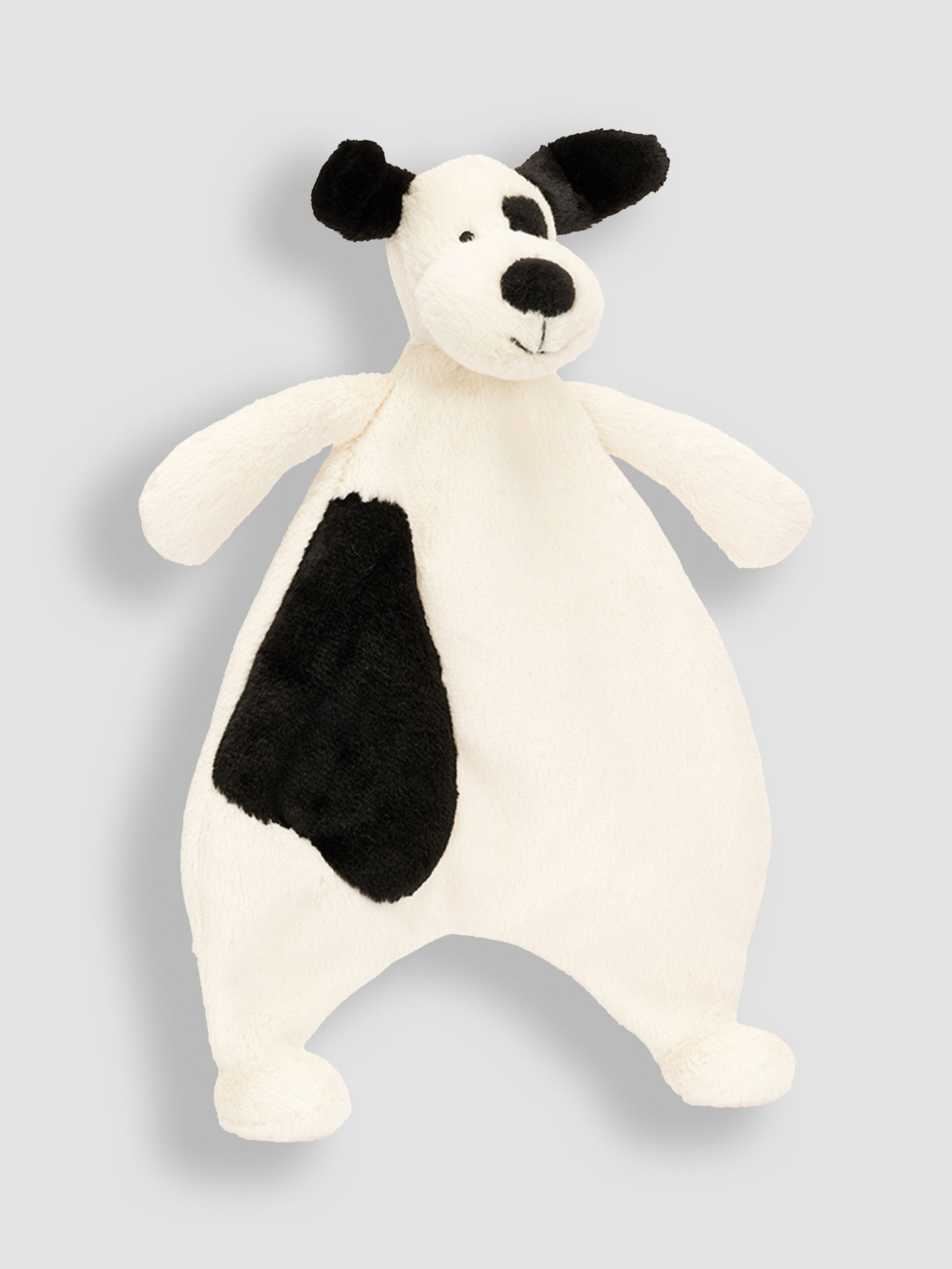 Jellycat Bashful Black & Cream Puppy Comforter
