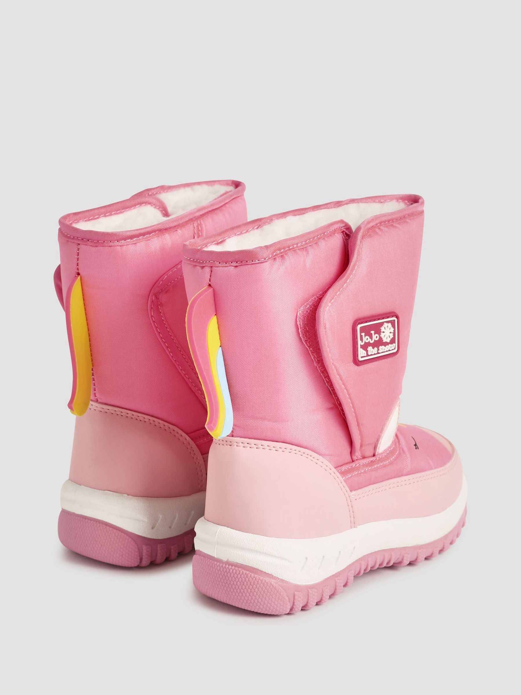 Pink Girls' Unicorn Snow Boots