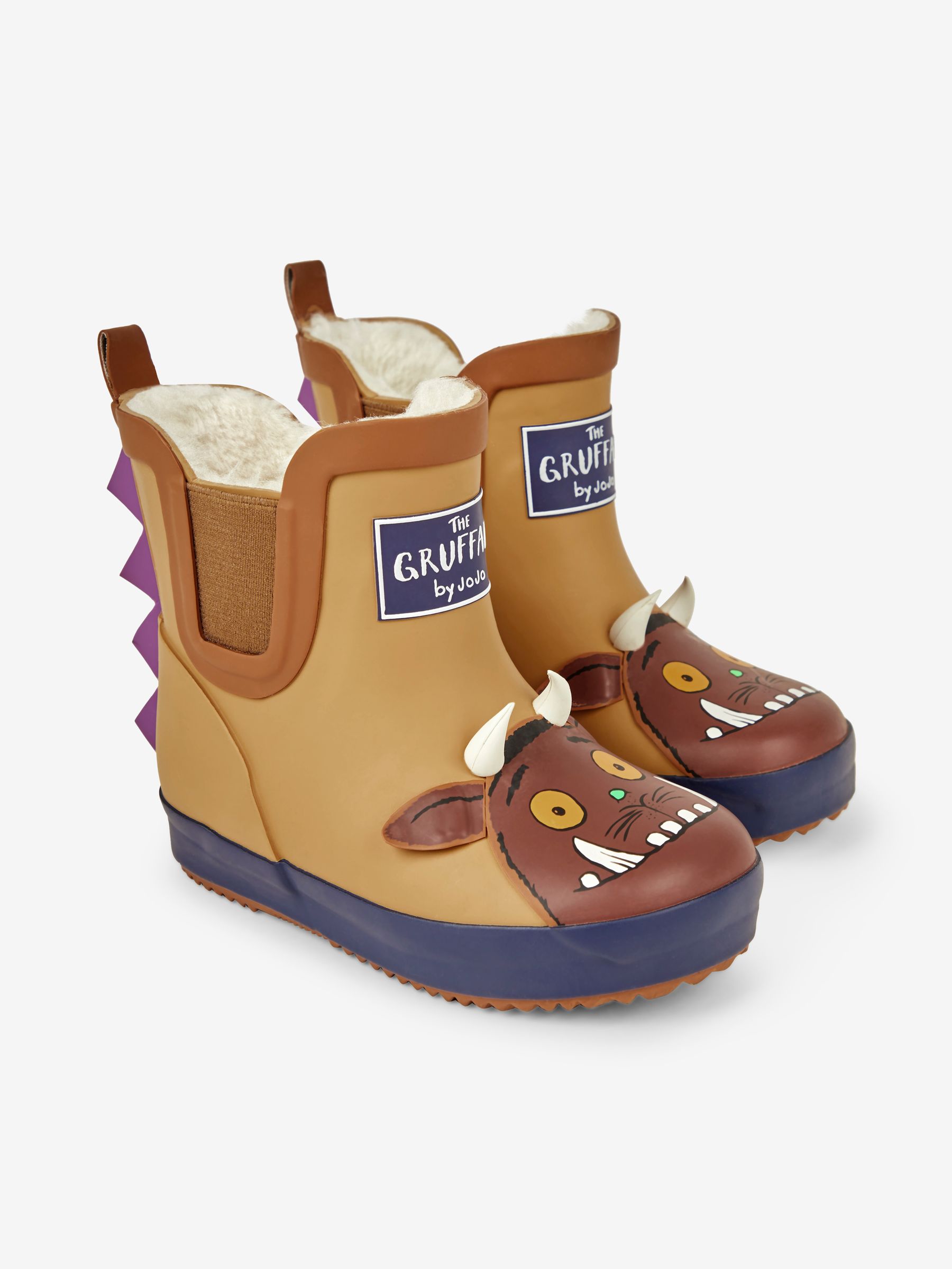 Brown Kids' The Gruffalo Cosy Lined Ankle Wellies