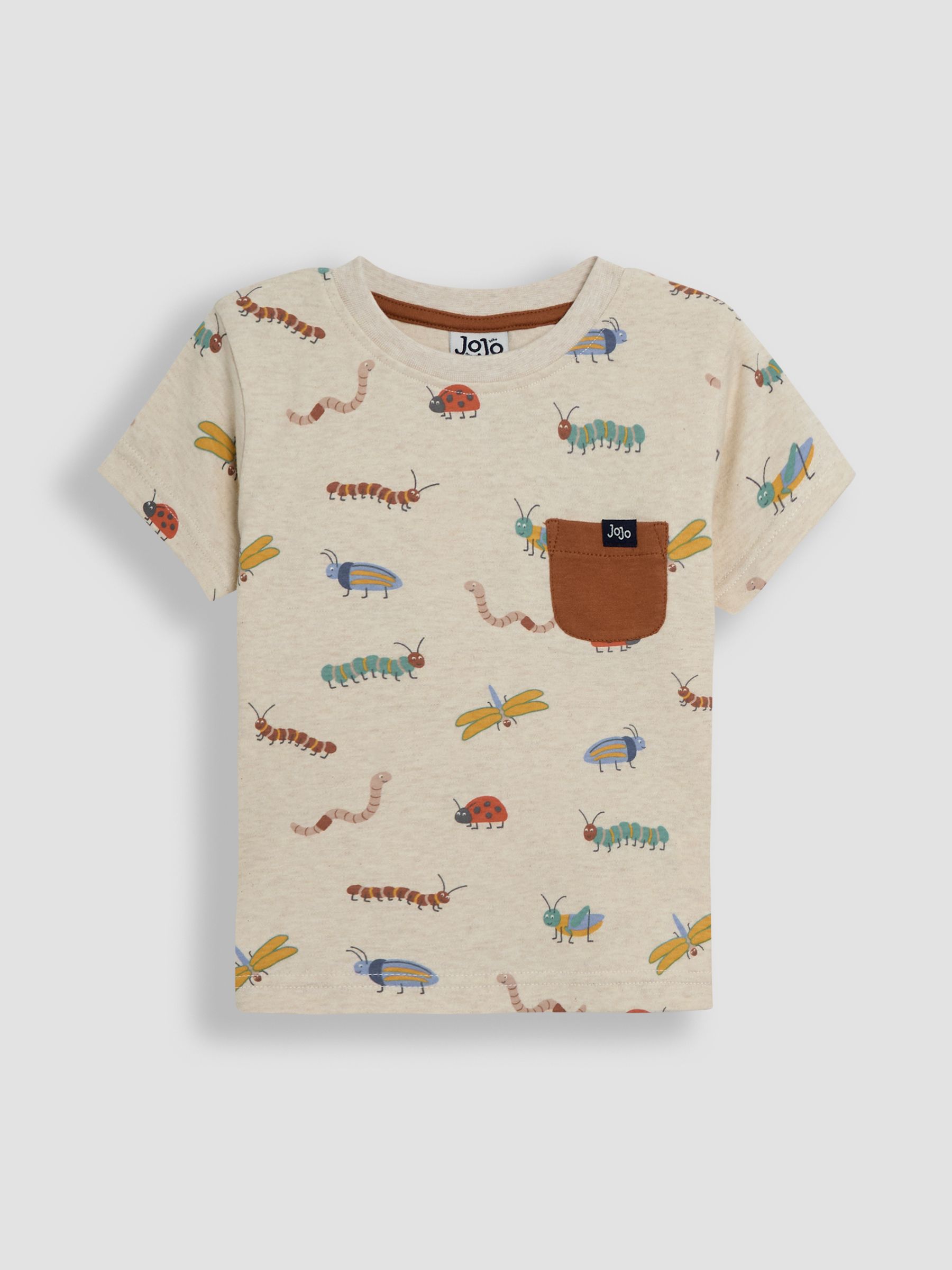 Natural Bug 100% Cotton Printed T-Shirt & Shorts Set