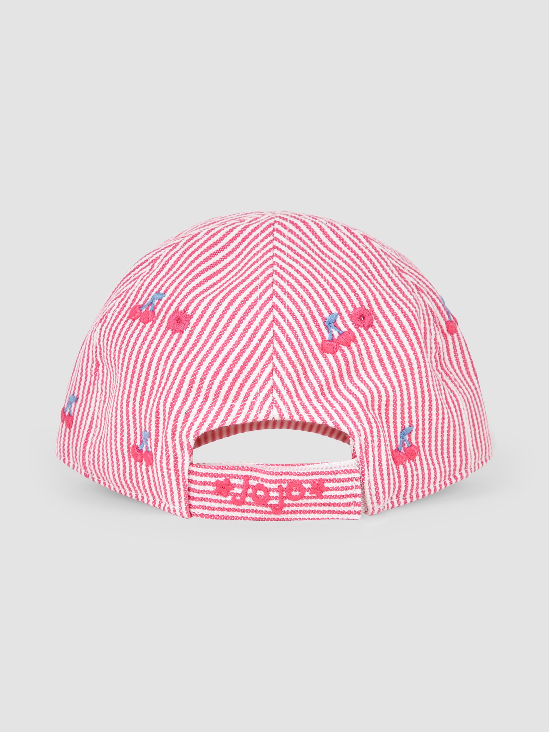 Pink Cherry Embroidered Cap