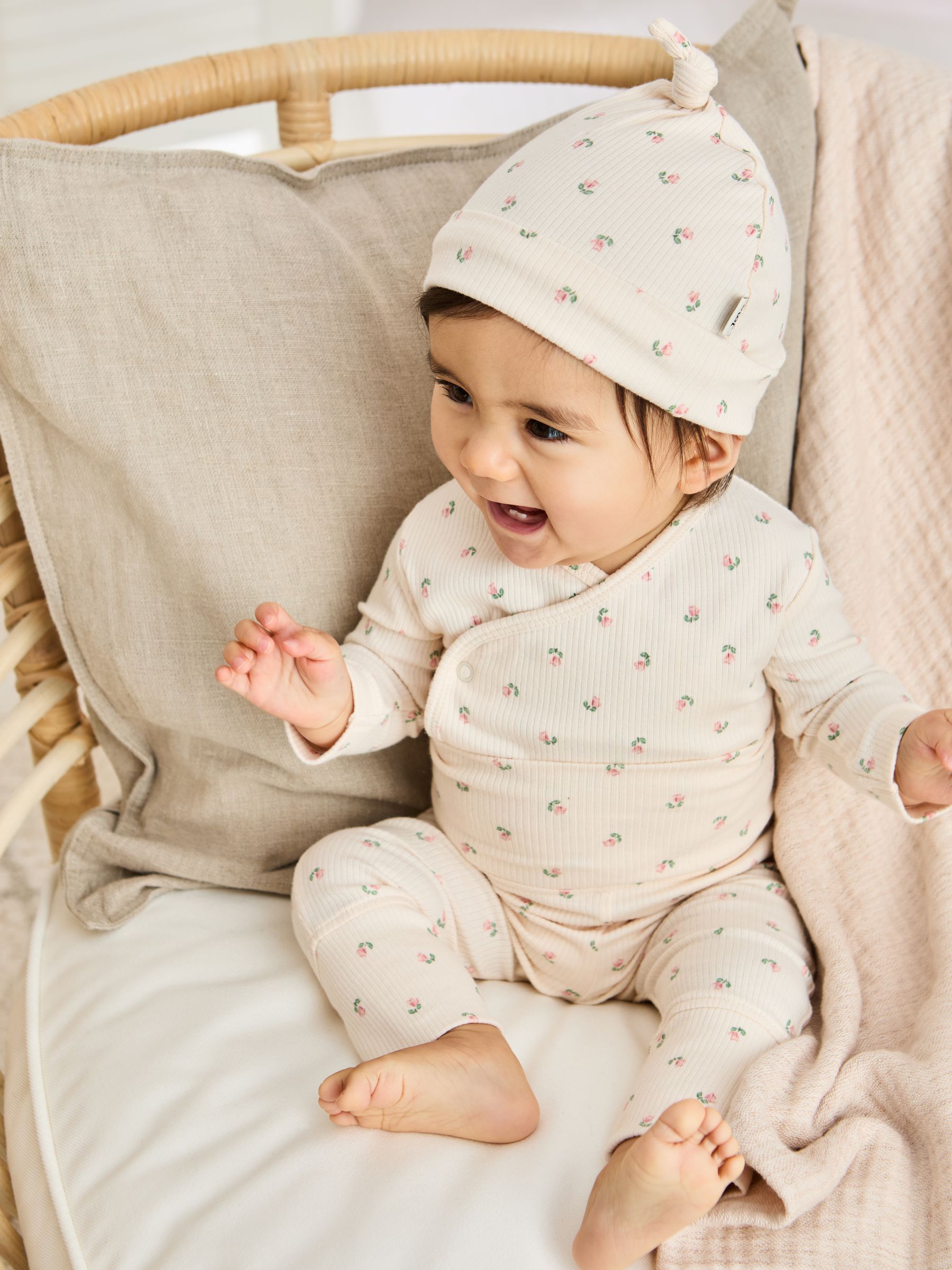 Natural 3 Piece Body Trousers and Hat Set