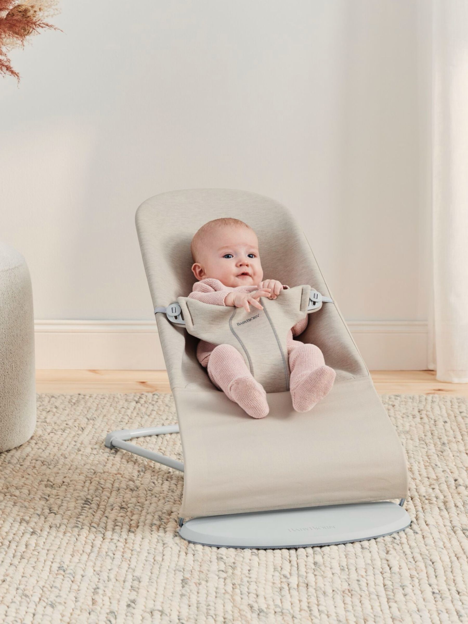 BabyBjörn Light Grey Baby Bouncer Bliss 3D Jersey