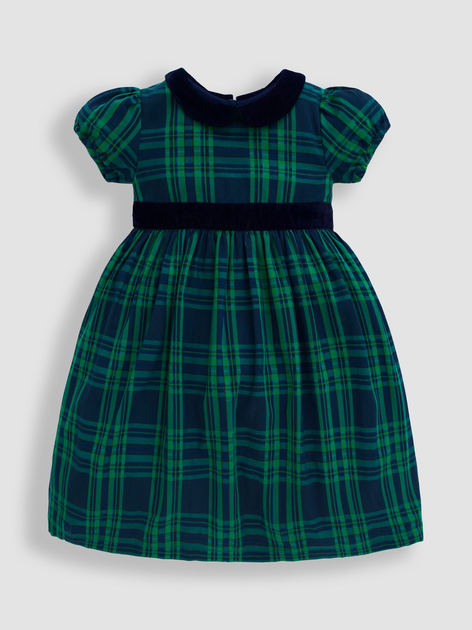 Green Tartan Party Dress