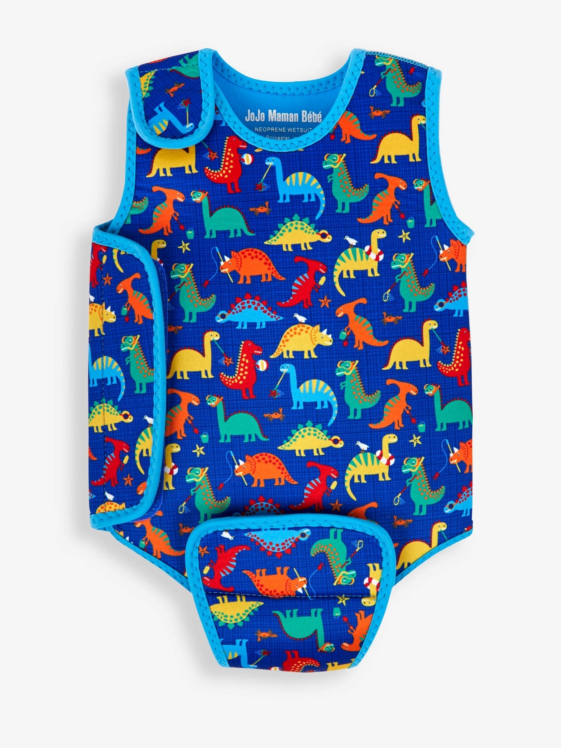 Blue Flamingo Print Baby Wetsuit