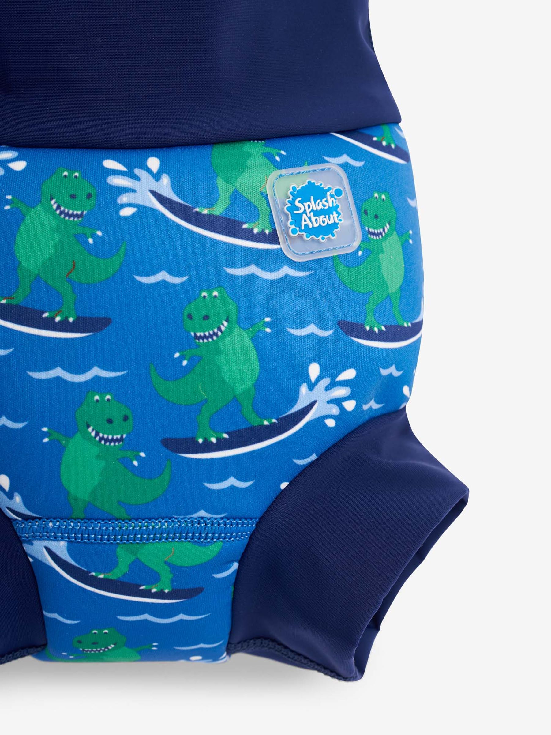 Blue Dino Happy Nappy
