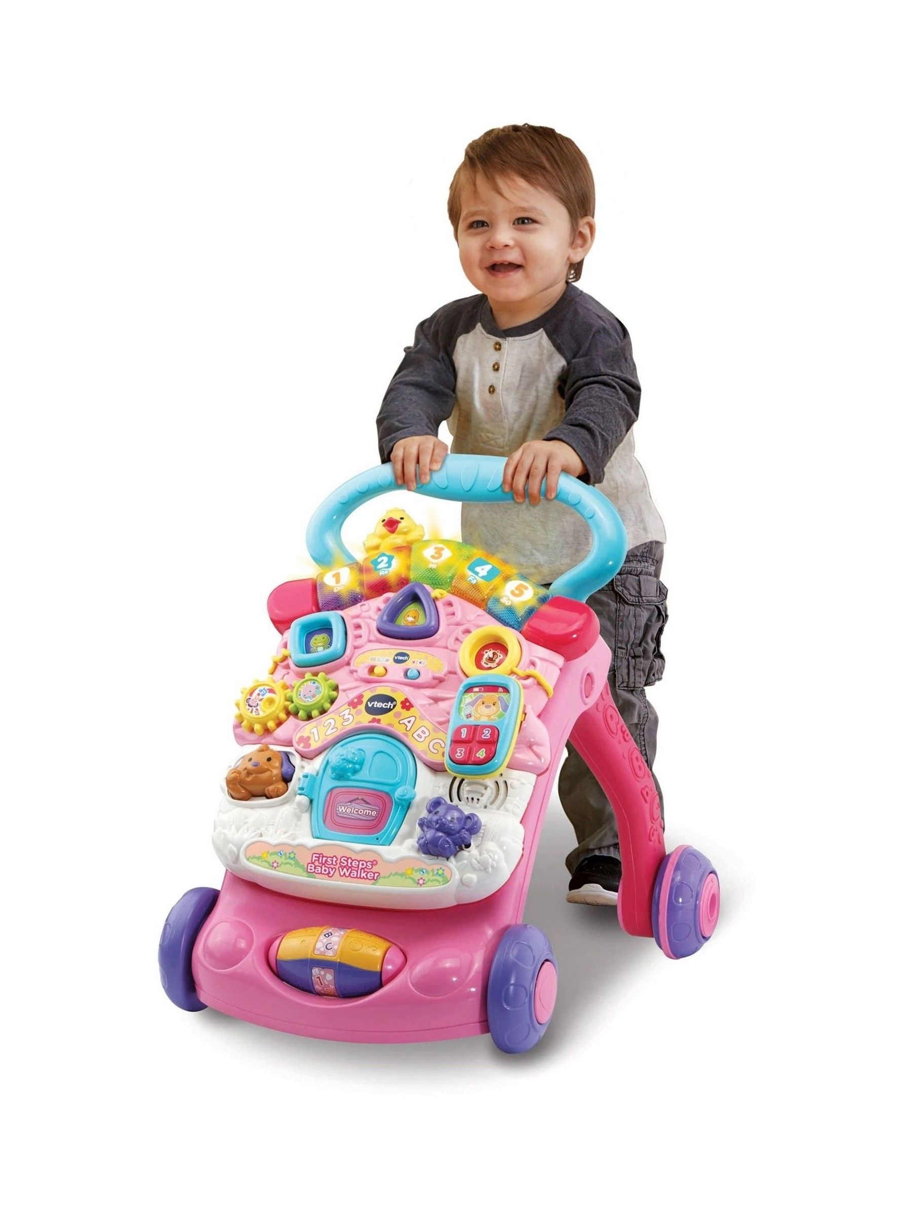 VTech Red First Steps Baby Walker 505653