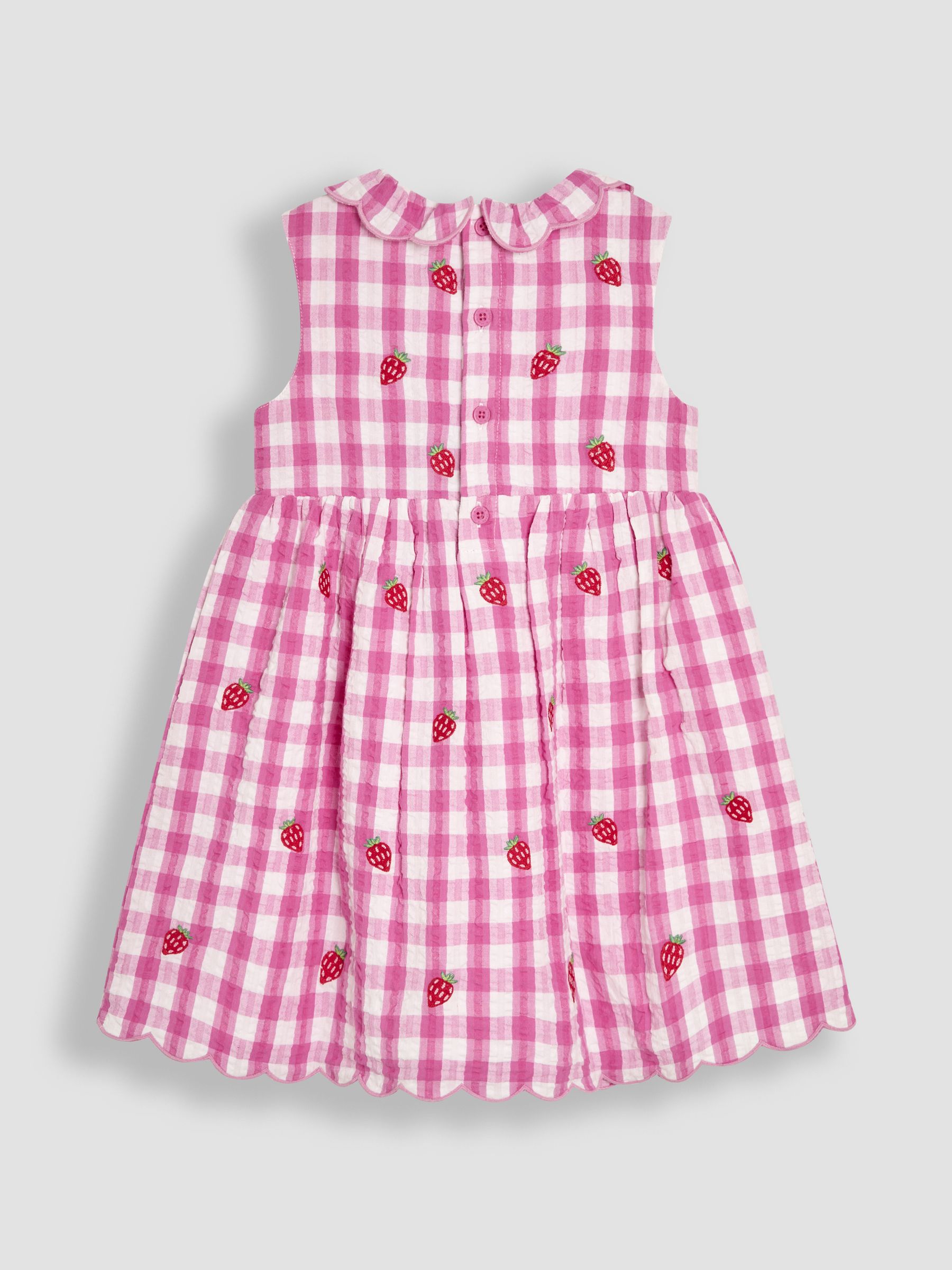 Yellow Bunny Embroidered Summer Dress