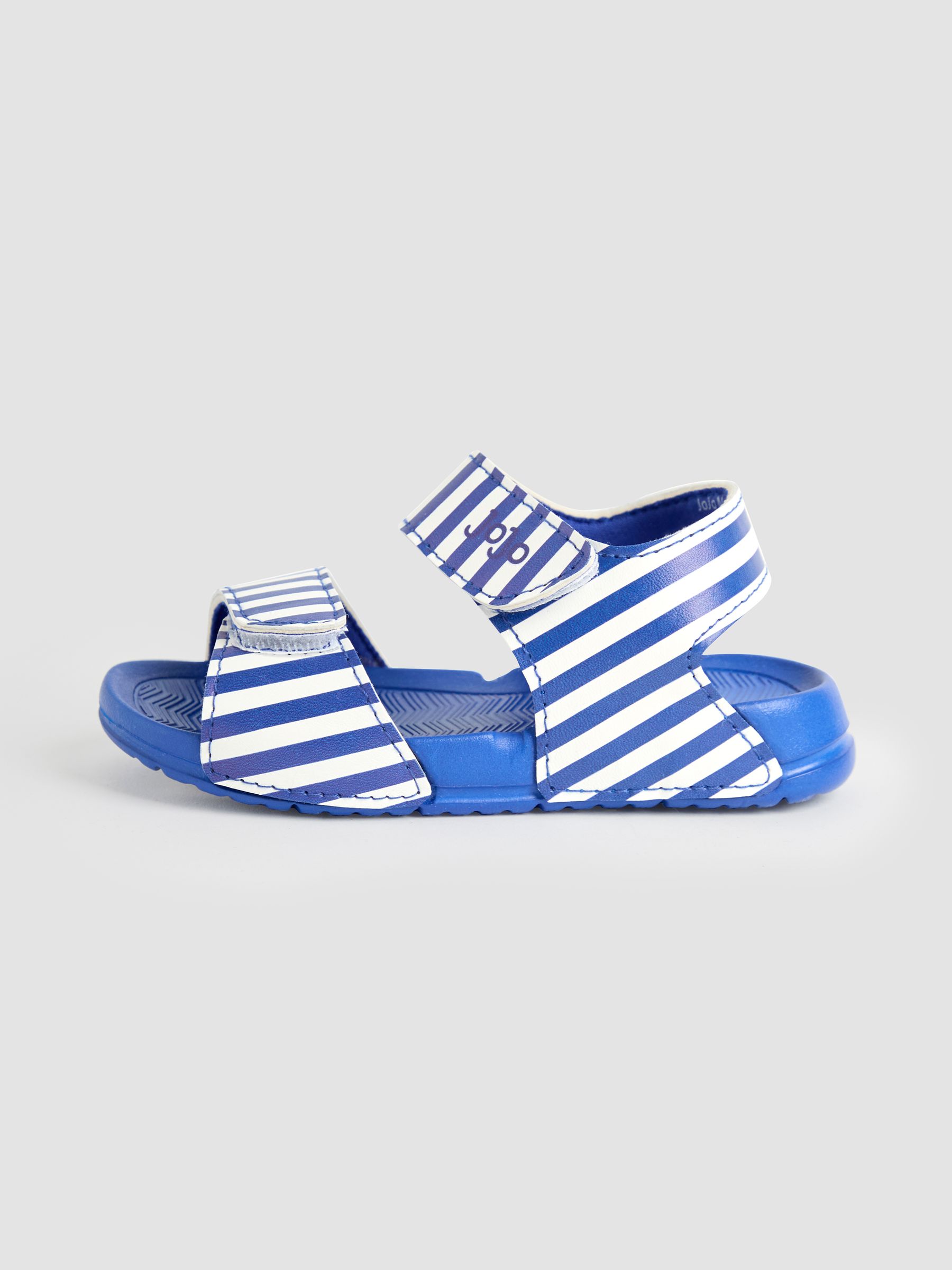 Blue Double Strap Summer Sandals