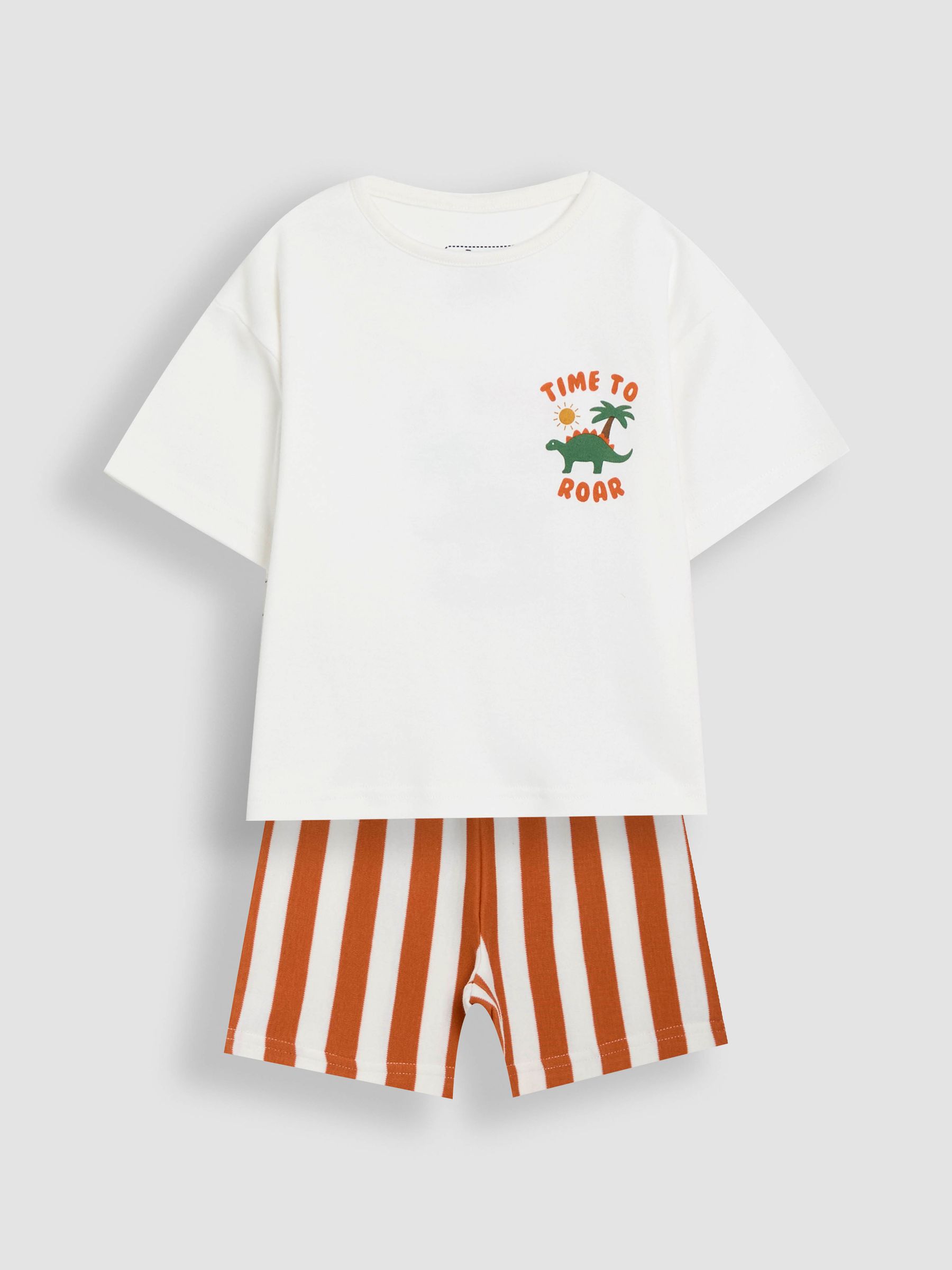 Stone Print Short Jersey Pyjamas 2 Pack