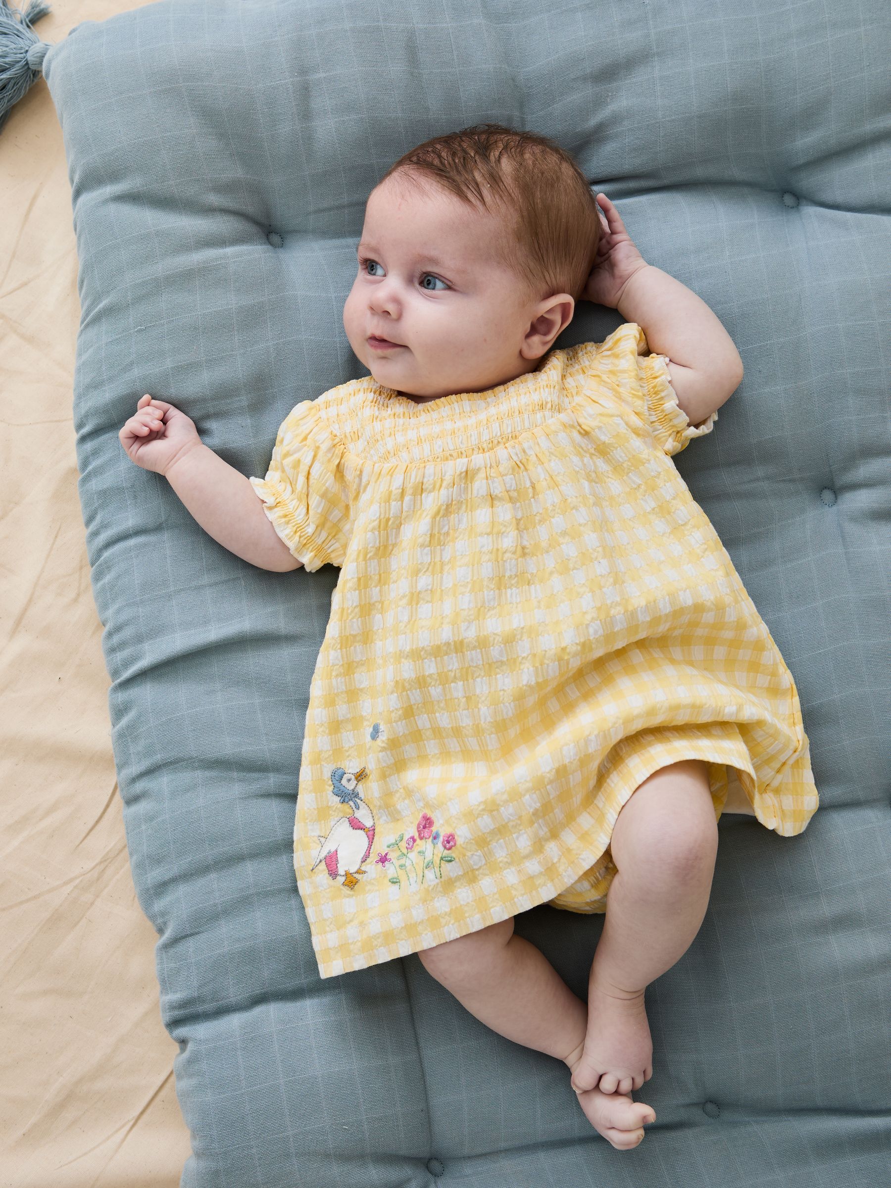 Yellow Yellow Jemima Puddle-Duck Smocked Dress Set