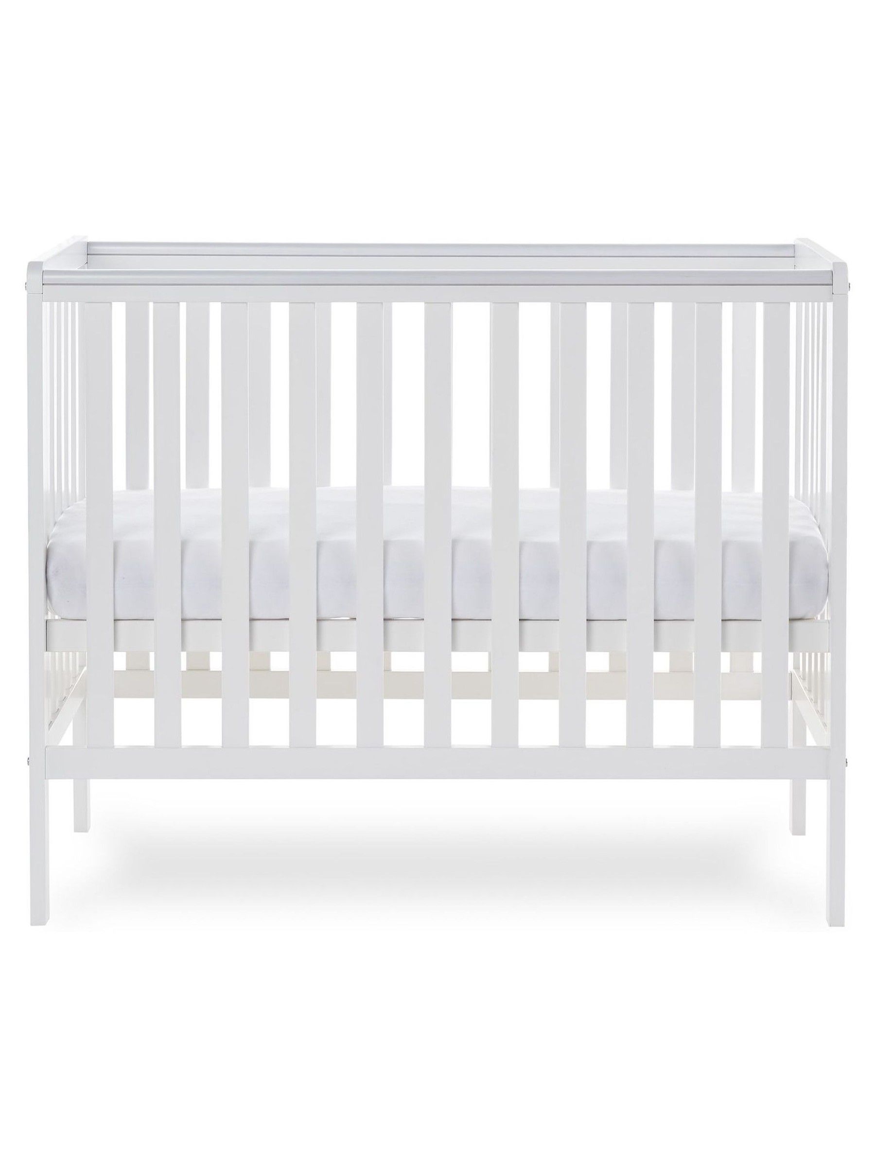 Obaby White Obaby Bantam Space Saver Cot