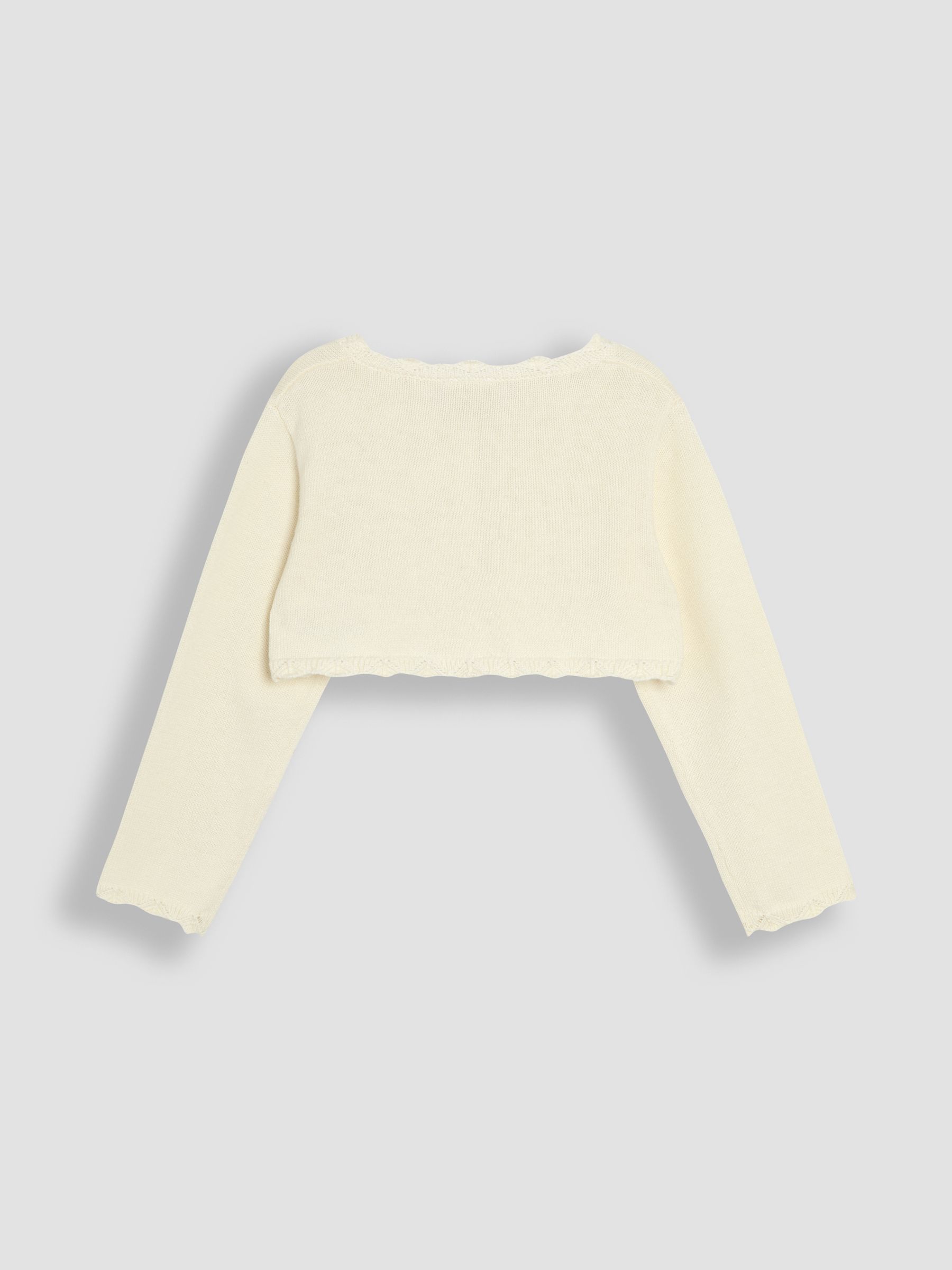 Yellow Floral Bolero Cardigan