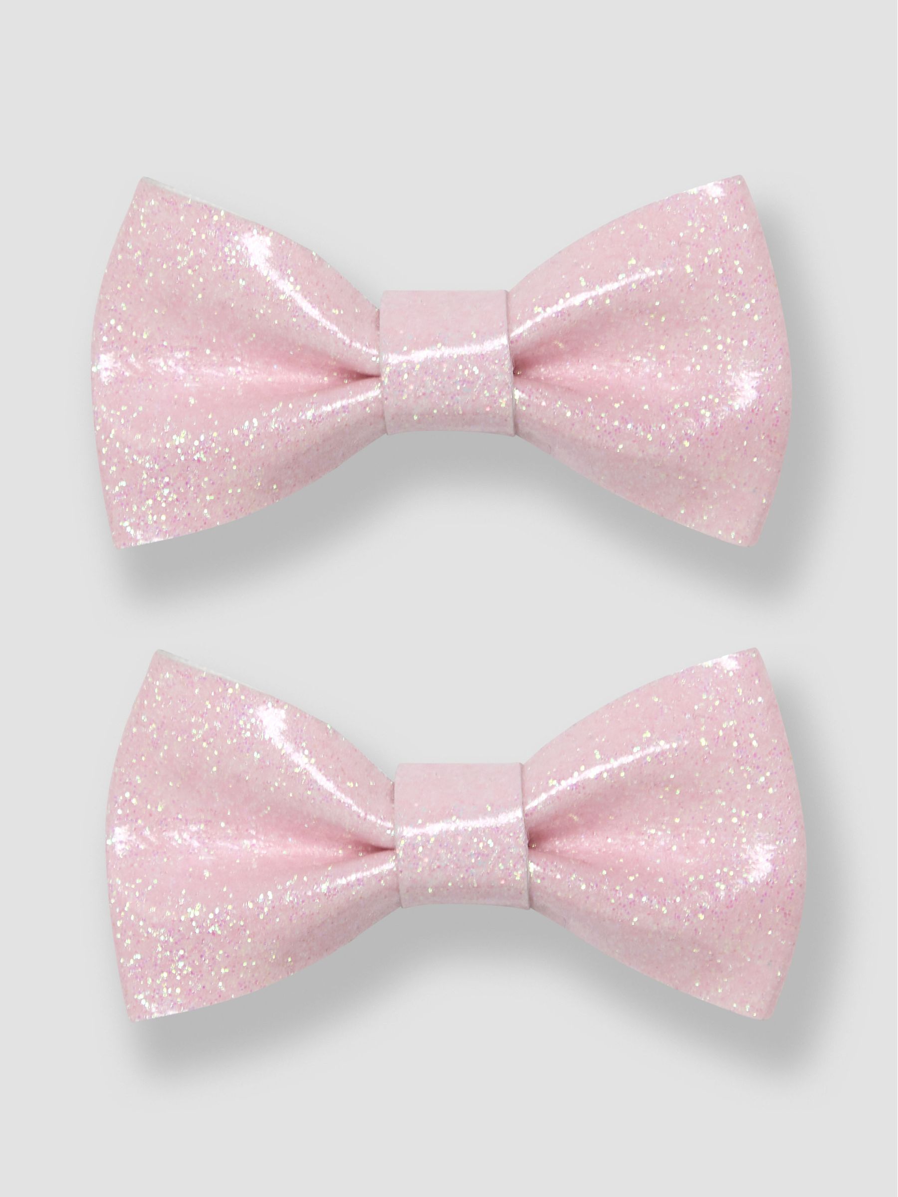 Pink 2-Pack Bow Clips